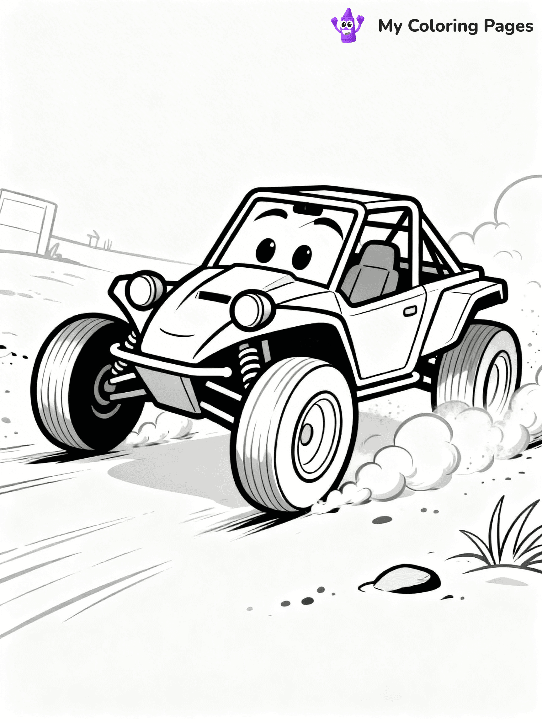 Four Wheeler Coloring Pages - 12