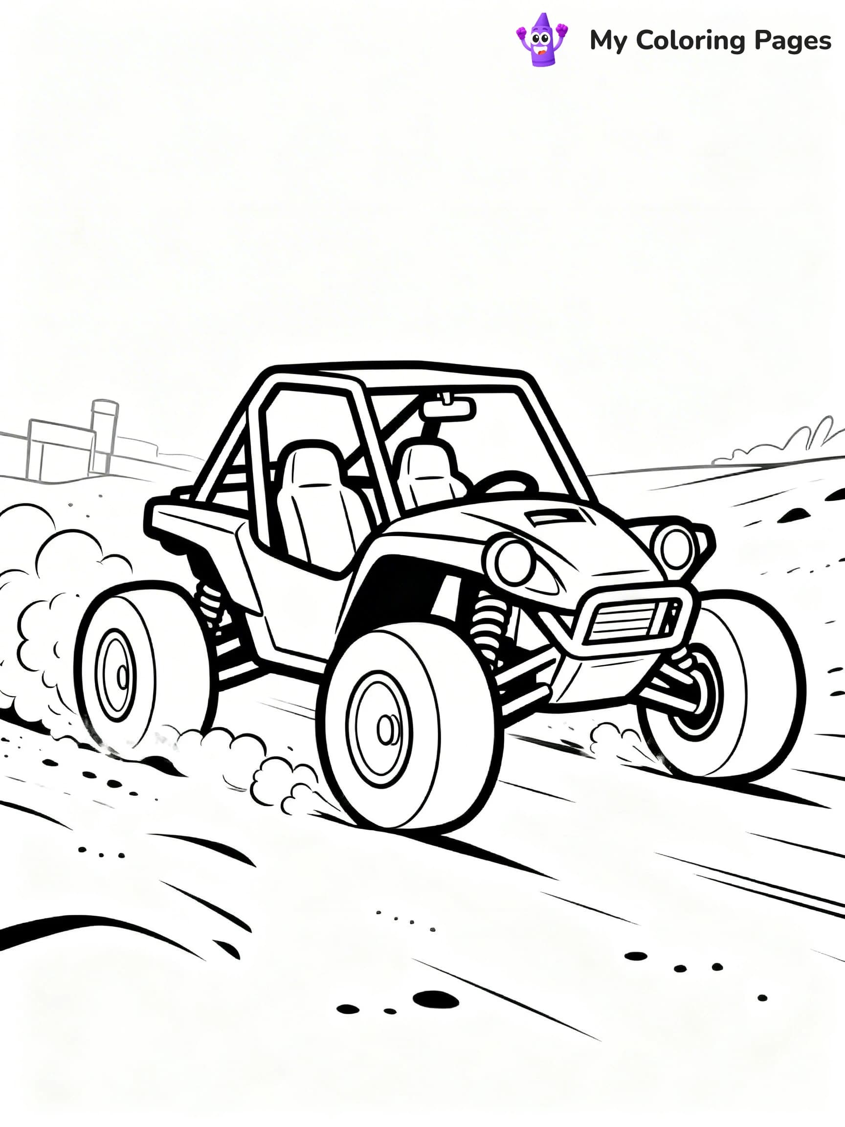 Four Wheeler Coloring Pages - 11