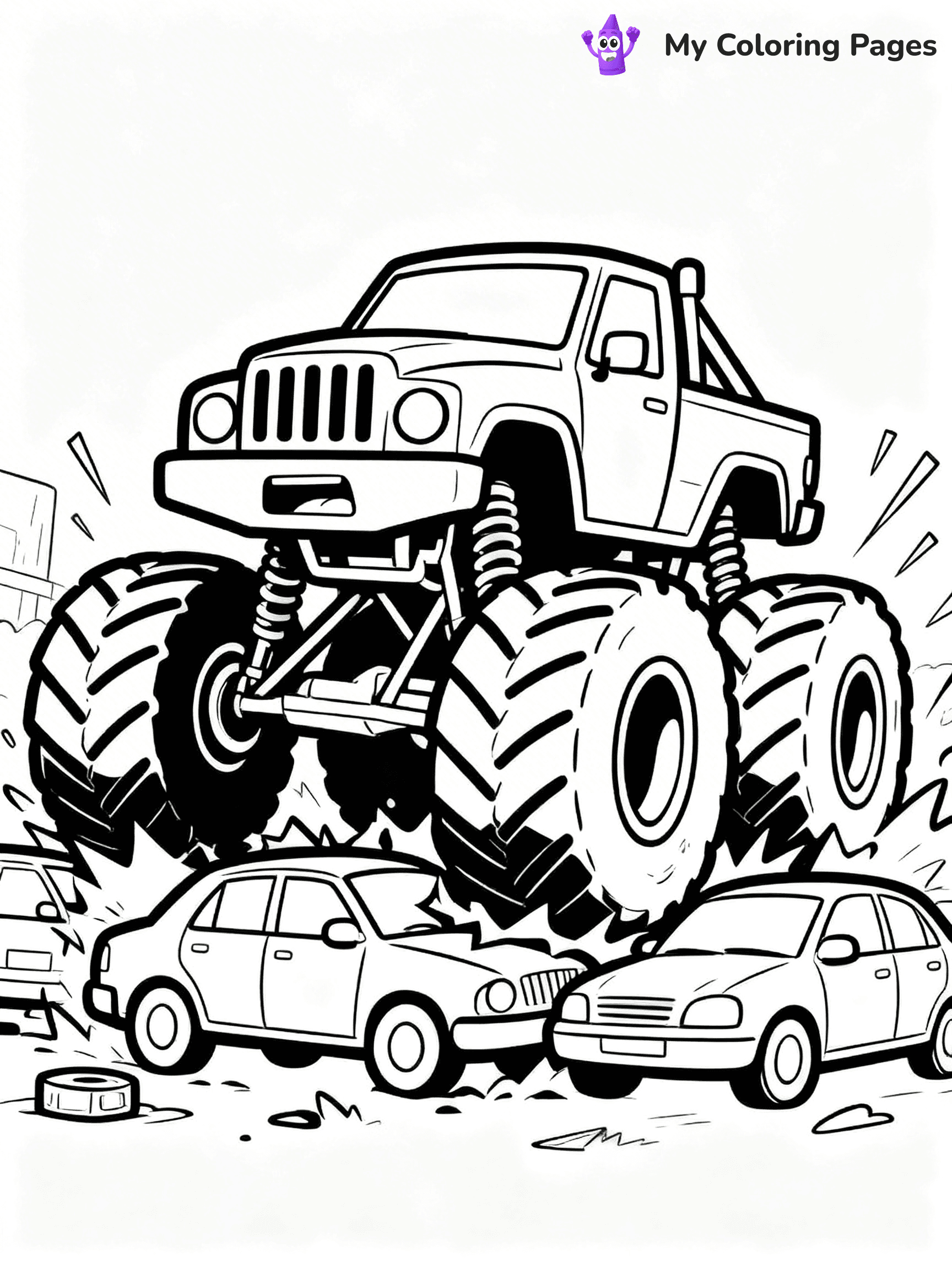 Four Wheeler Coloring Pages - 5