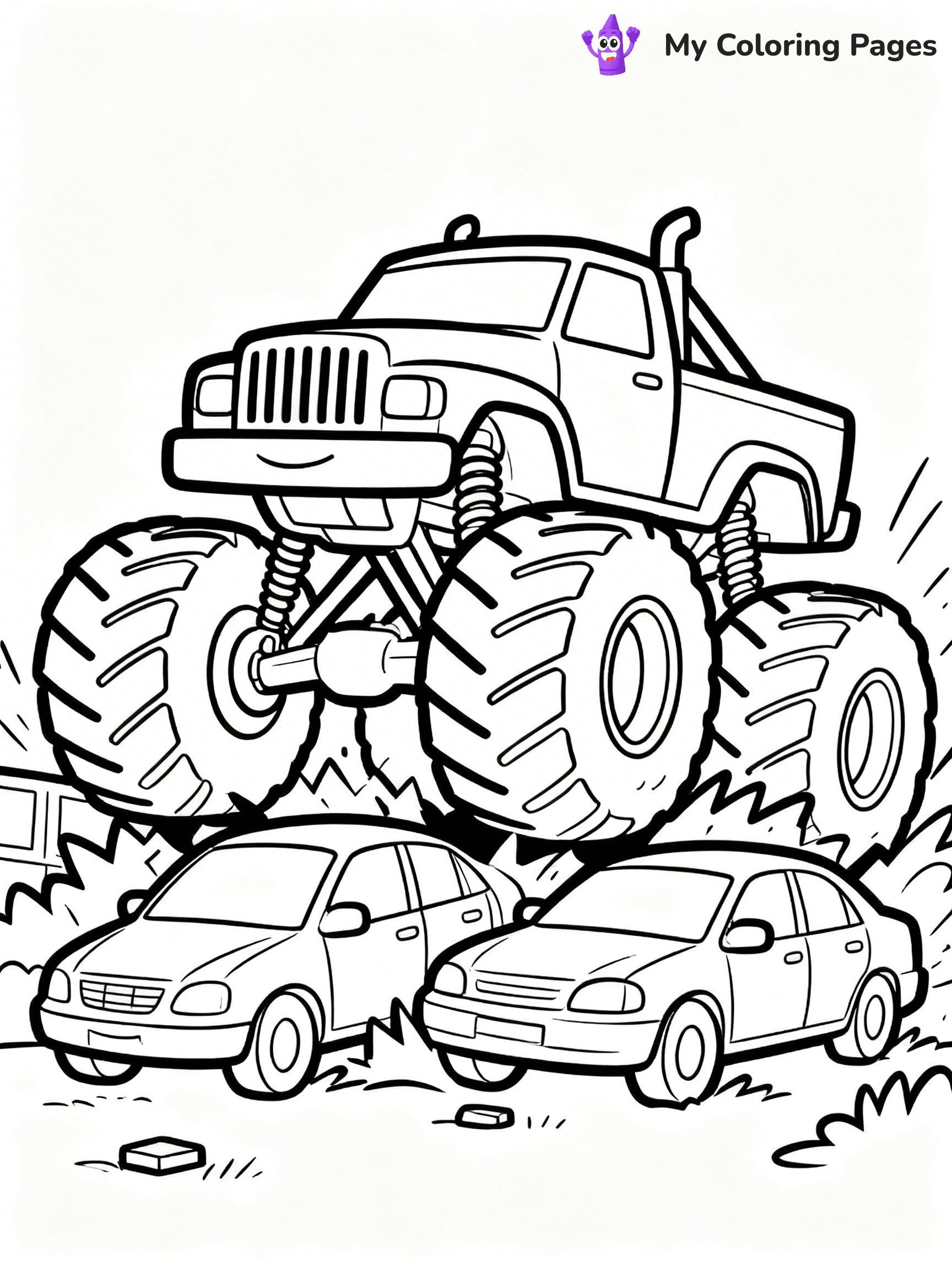 Four Wheeler Coloring Pages - 4