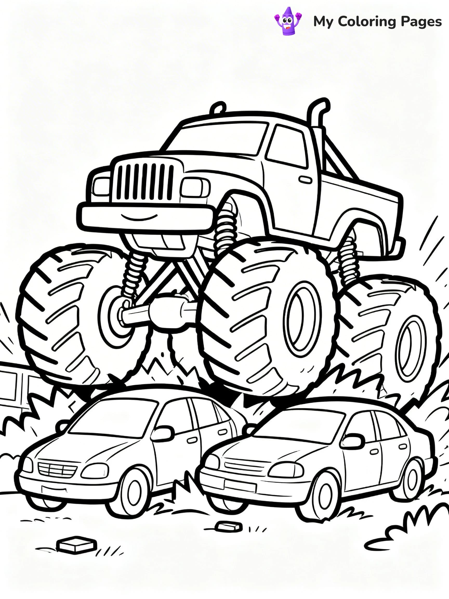 Four Wheeler Coloring Pages - 4
