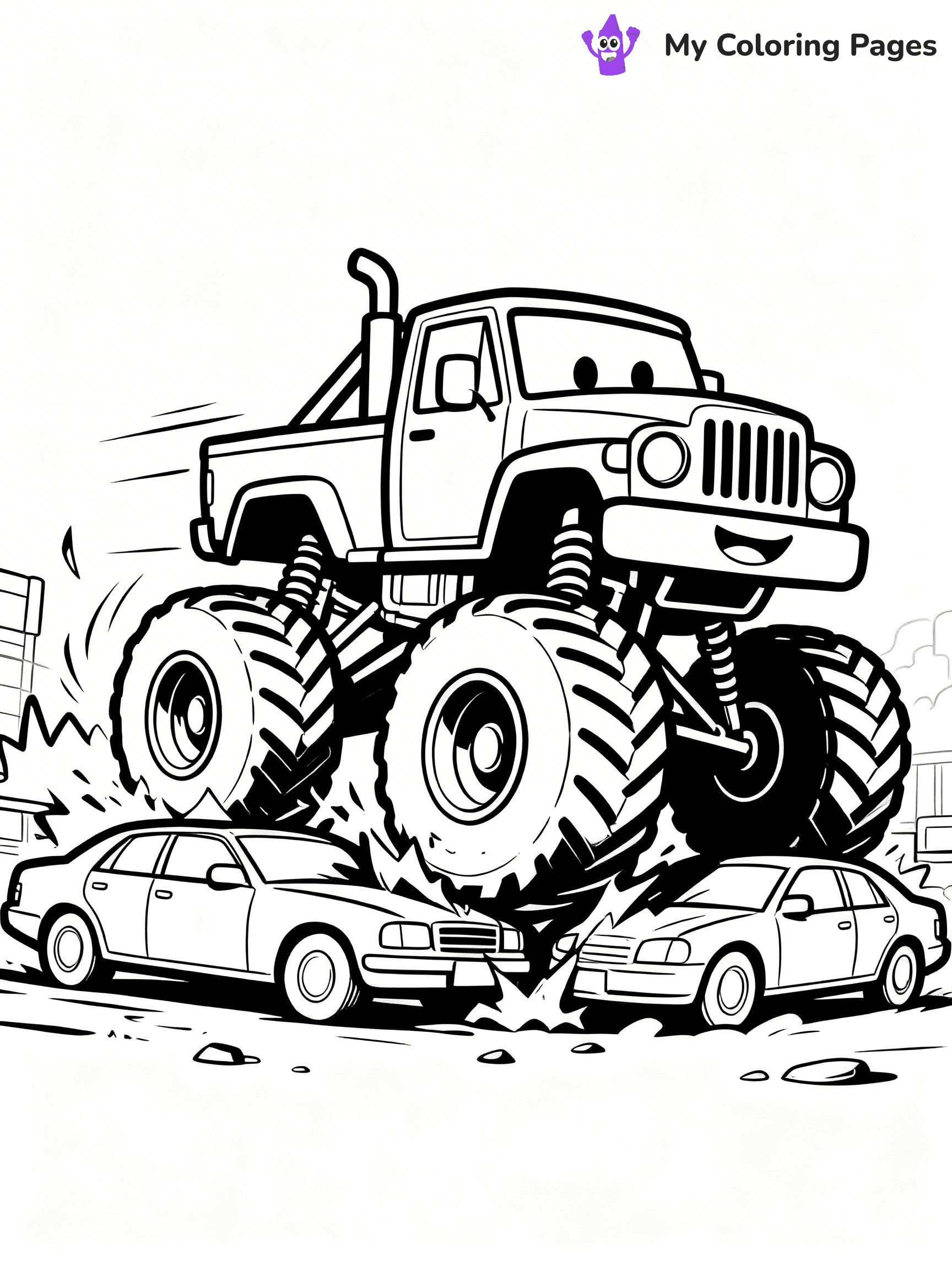 Four Wheeler Coloring Pages - 3