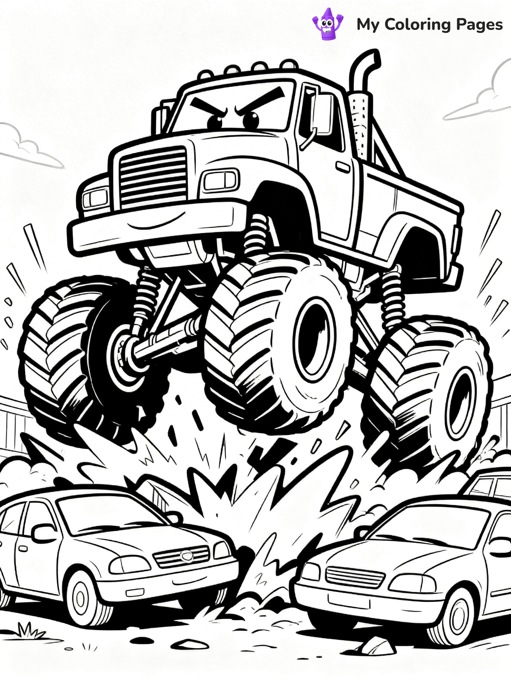 Four Wheeler Coloring Pages - 2