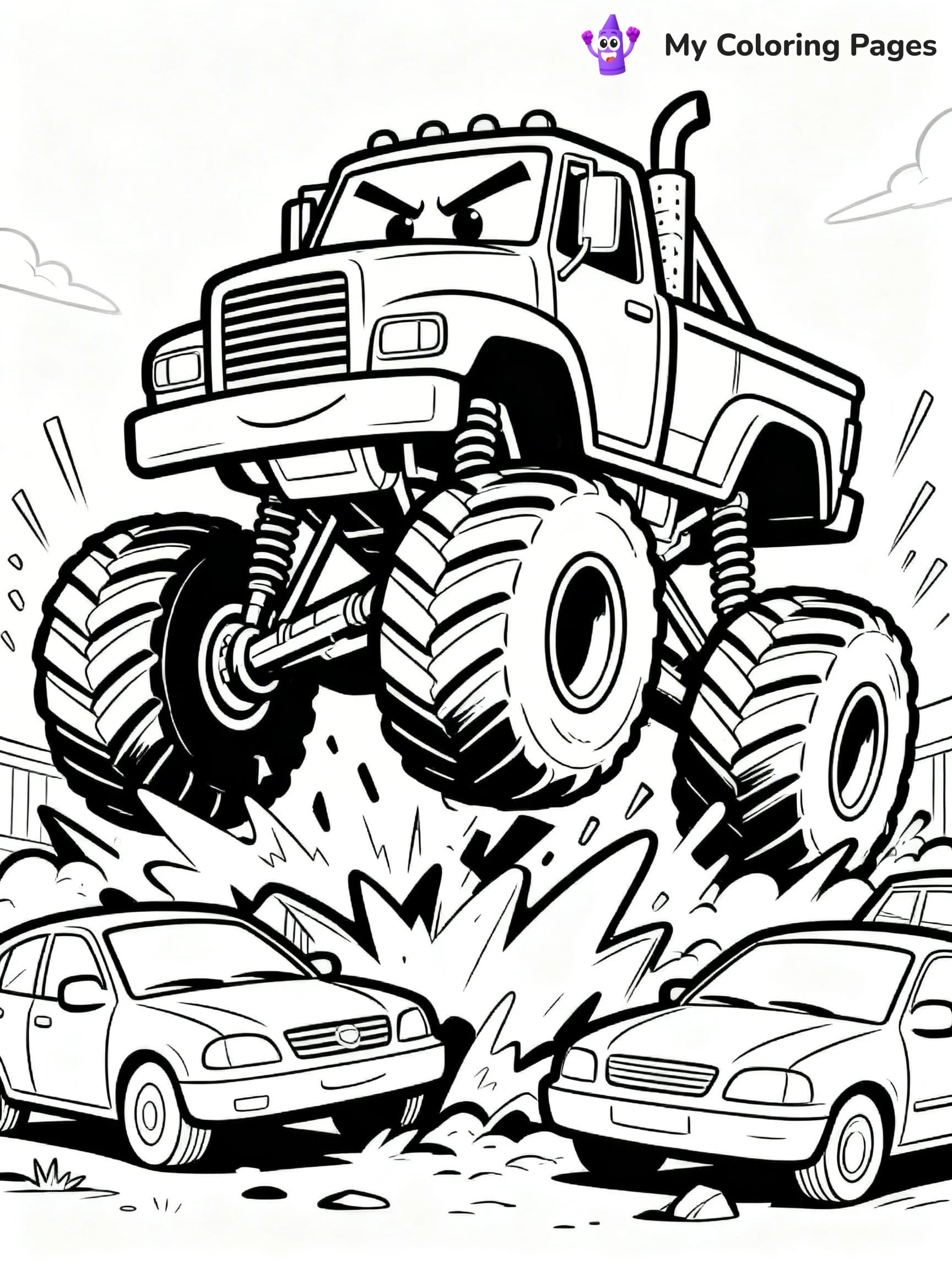 Four Wheeler Coloring Pages - 2