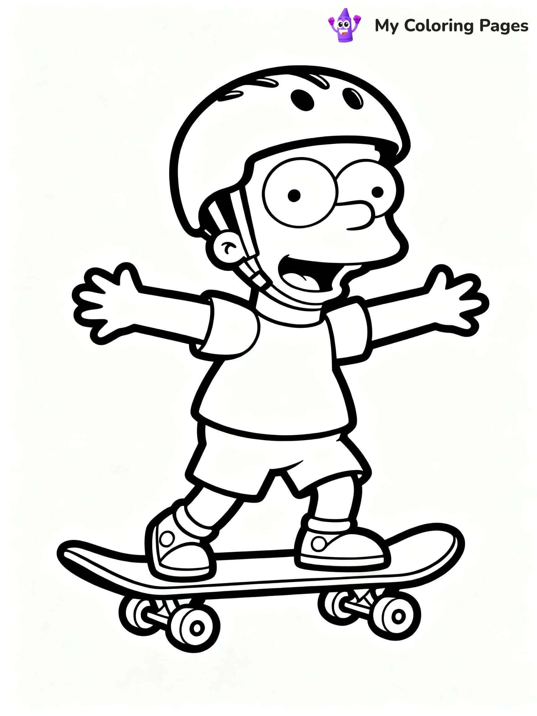 Bart Simpson Coloring Pages - 17