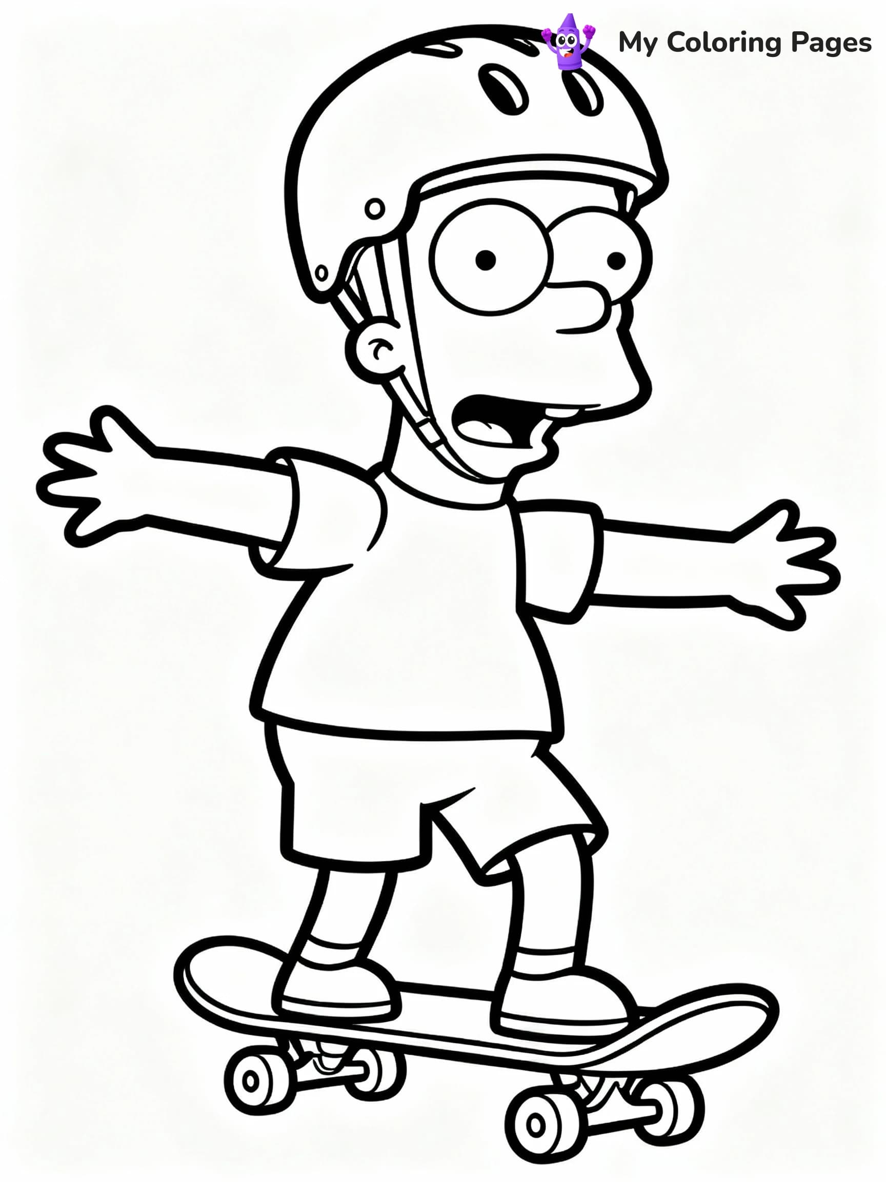 Bart Simpson Coloring Pages - 15