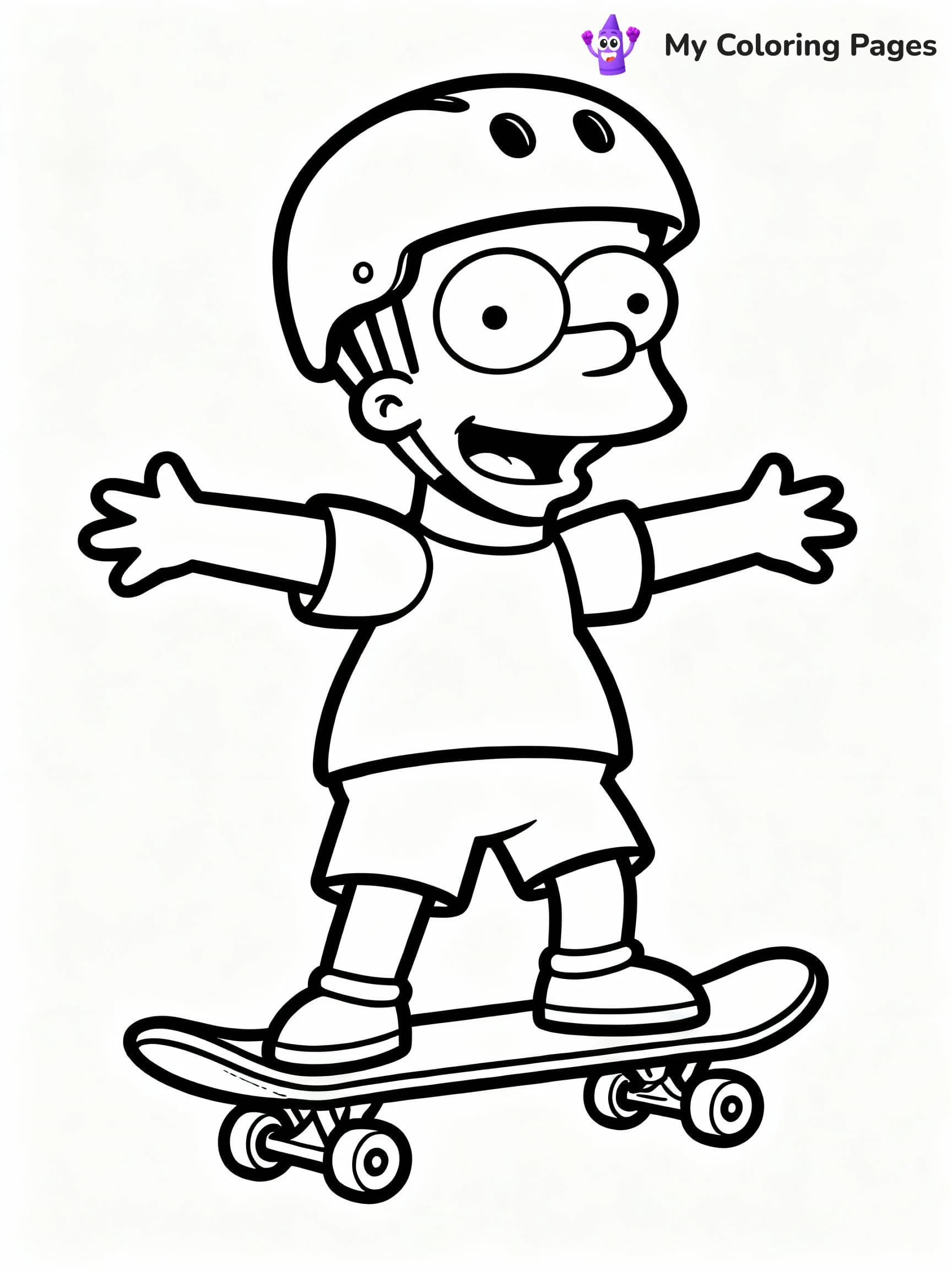 Bart Simpson Coloring Pages - 14