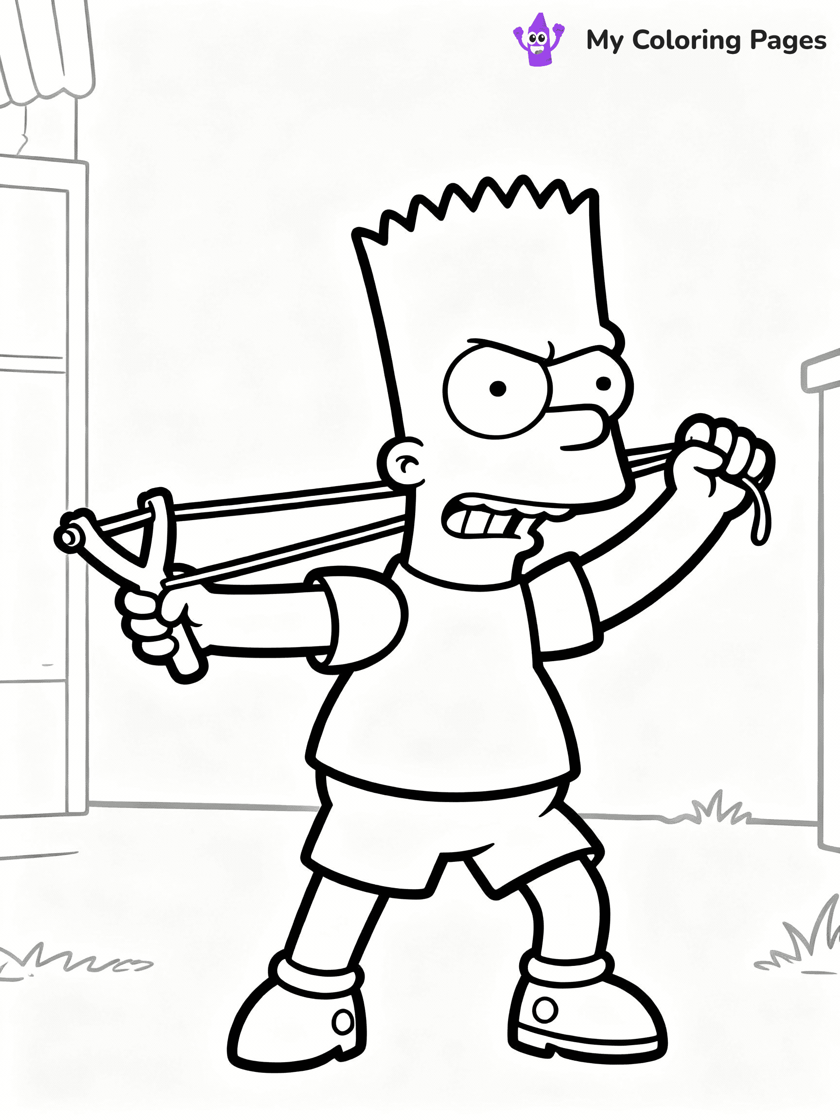 Bart Simpson Coloring Pages - 6