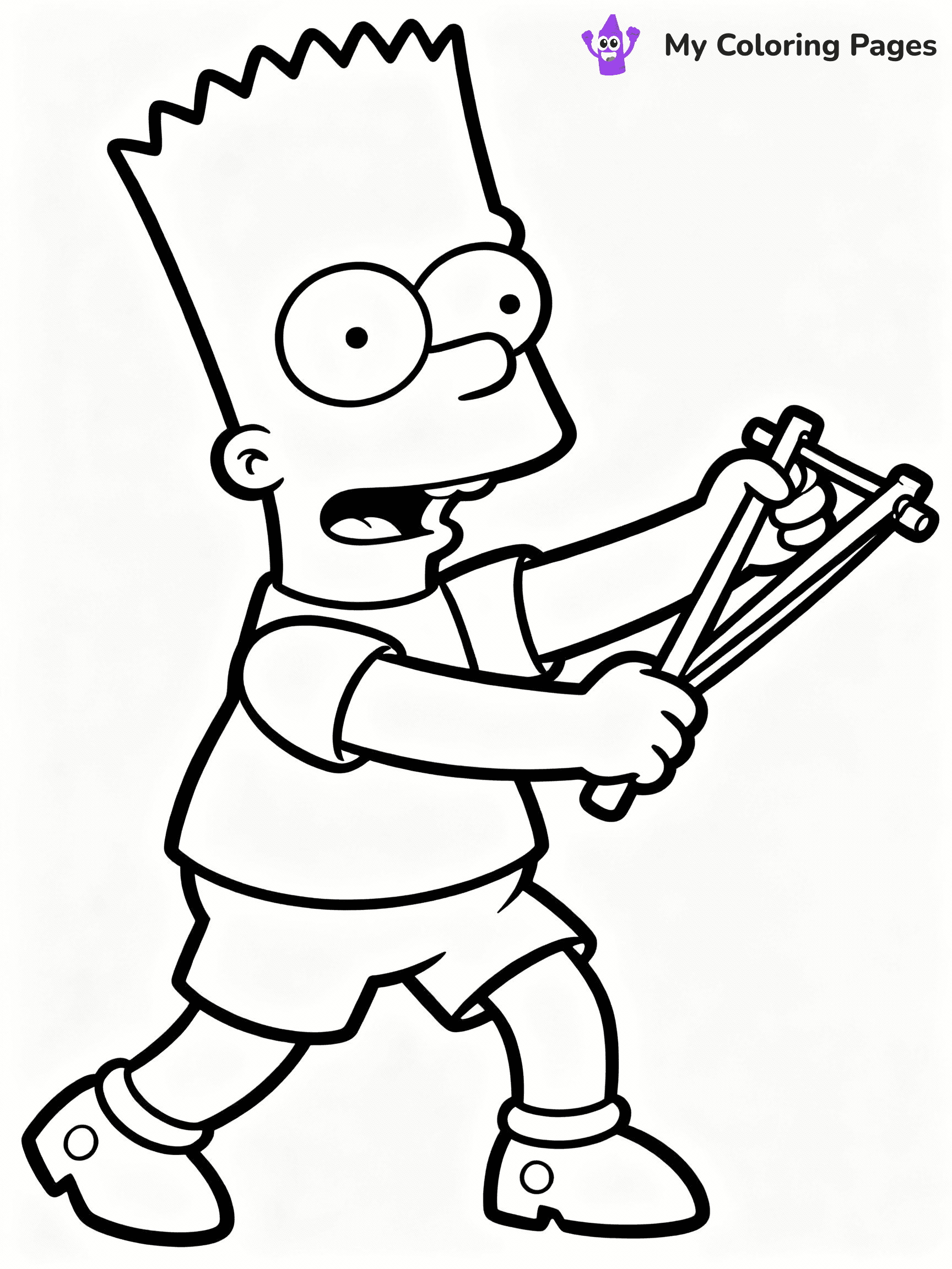 Bart Simpson Coloring Pages - 4