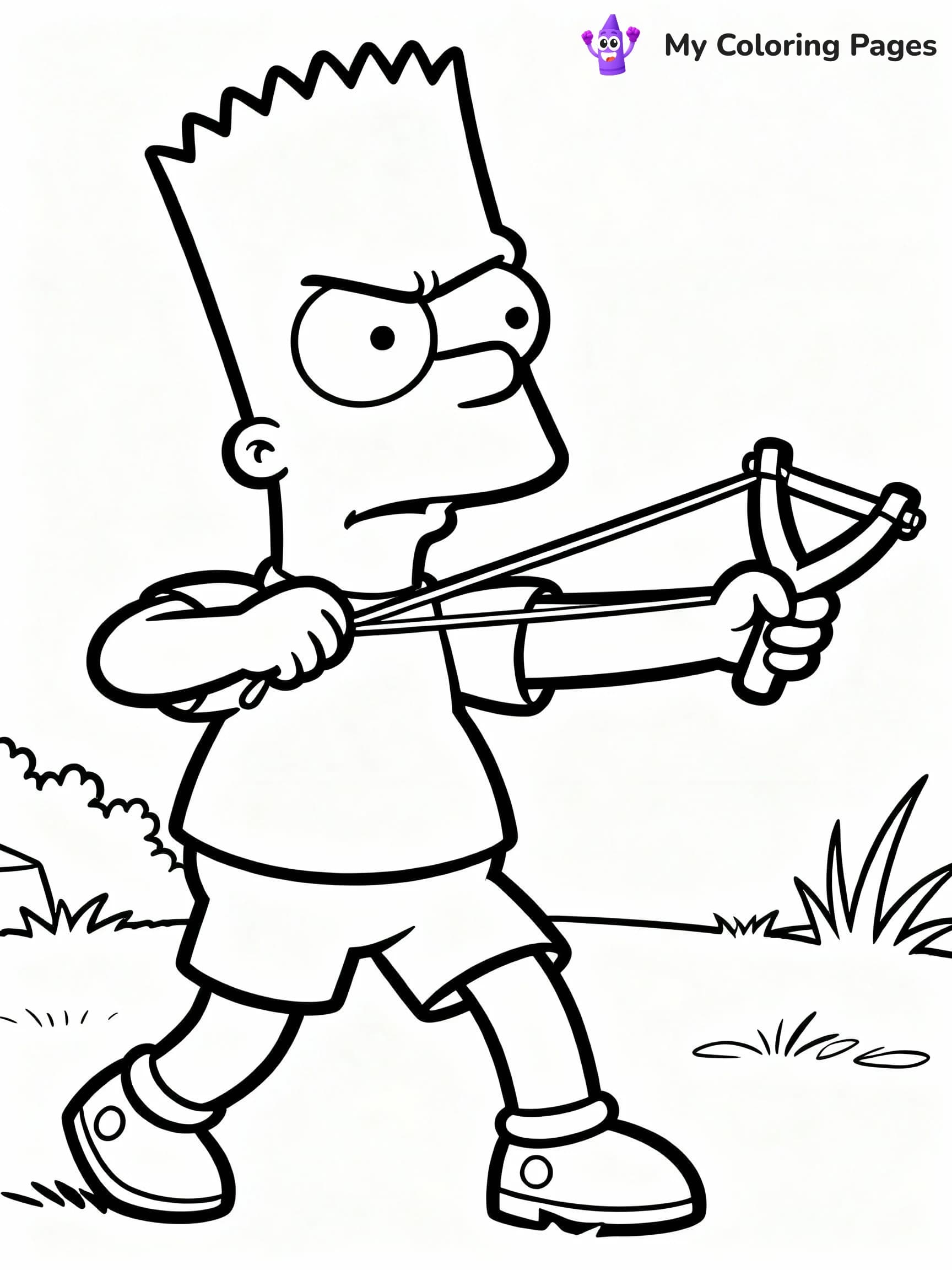 Bart Simpson Coloring Pages - 2