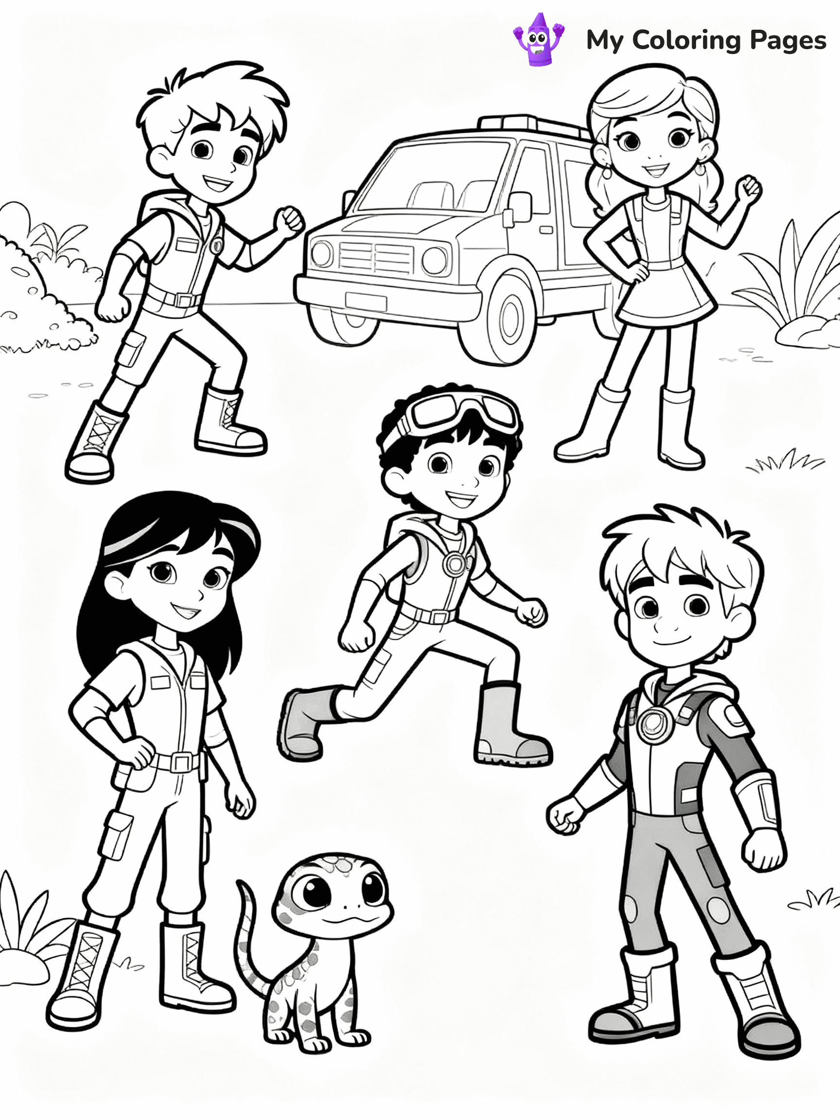 Wild Kratts Coloring Pages - 8