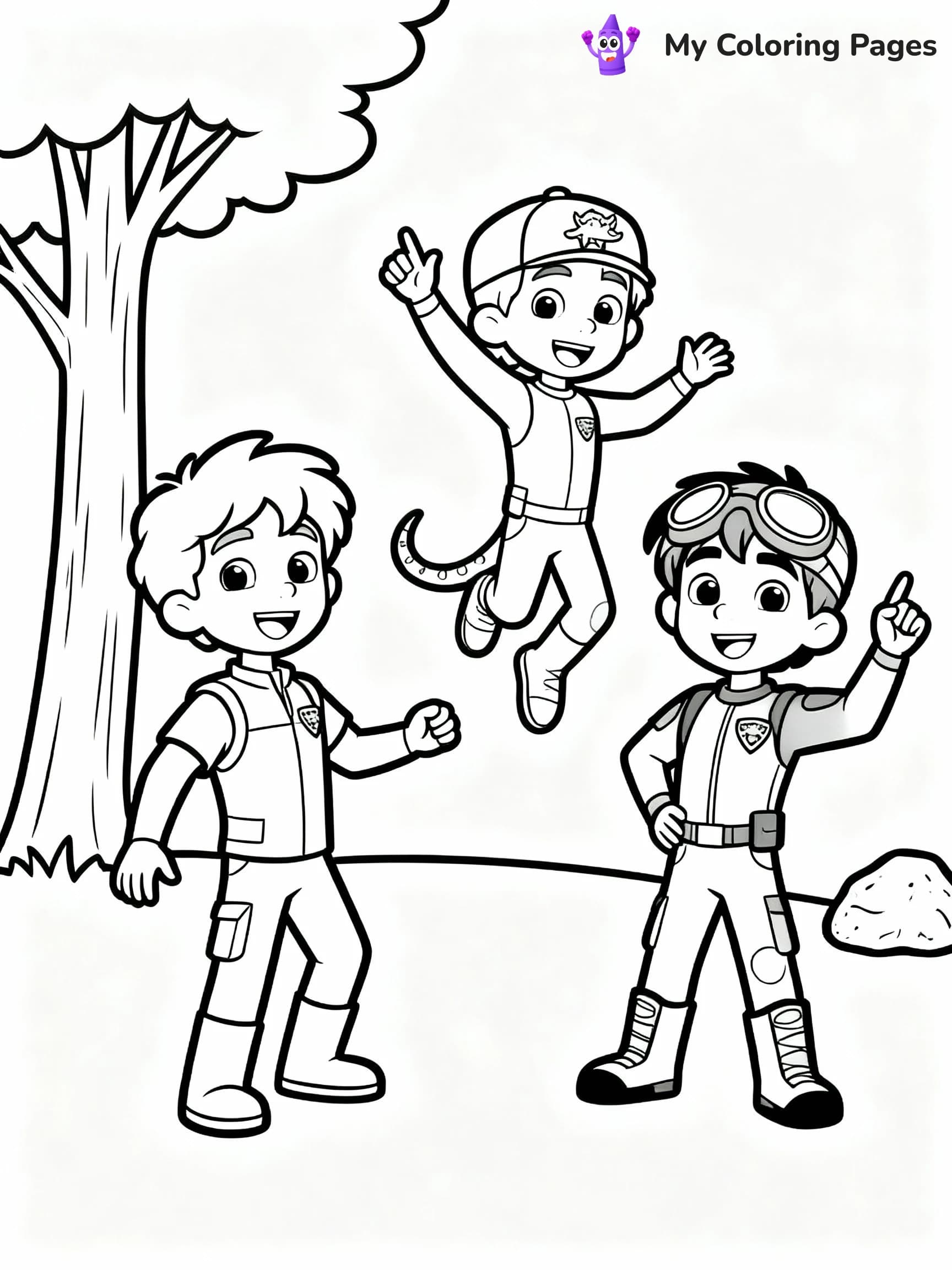 Wild Kratts Coloring Pages - 7