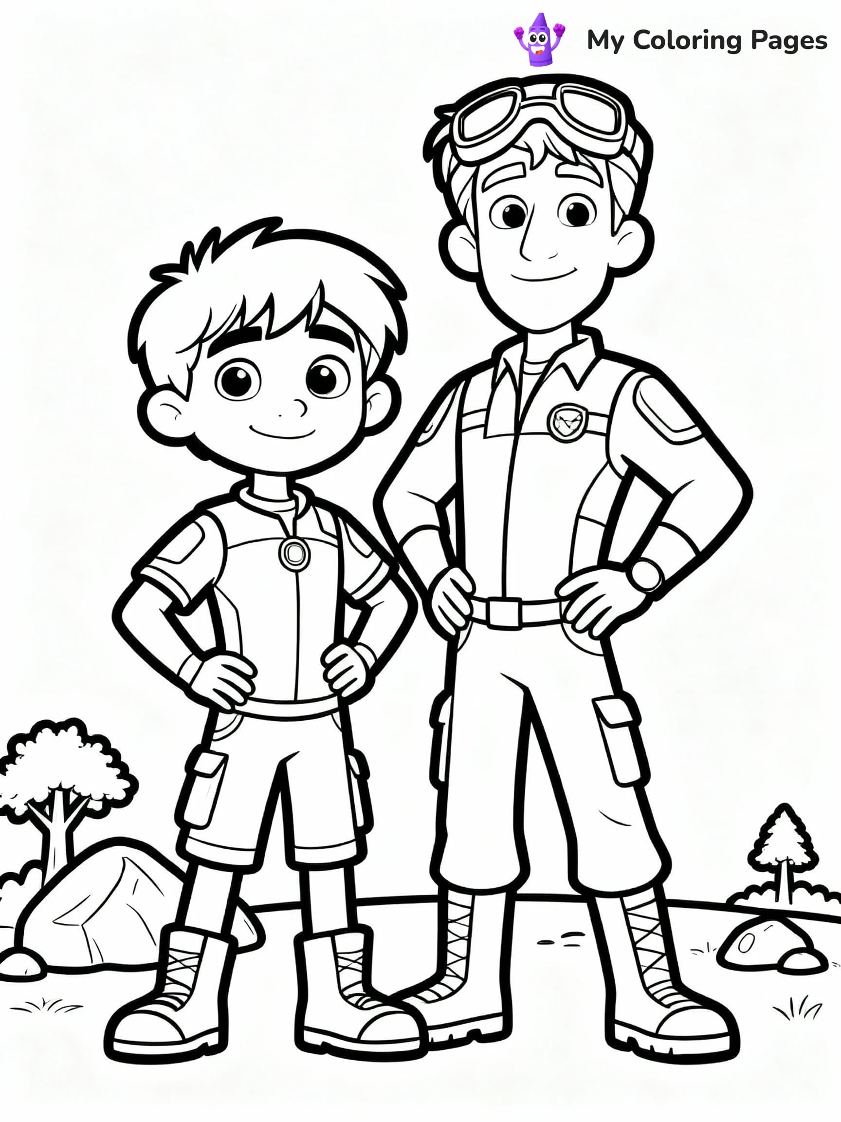 Wild Kratts Coloring Pages - 6