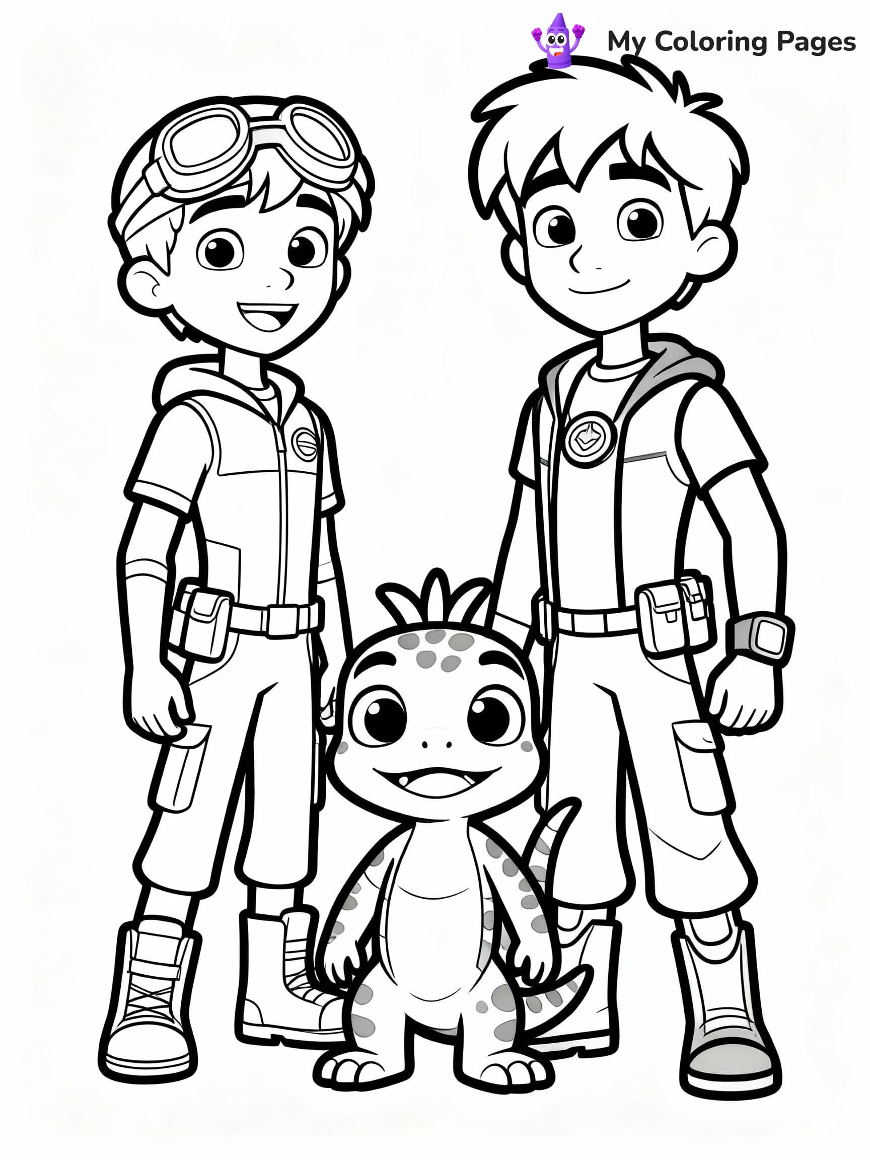Wild Kratts Coloring Pages - 5