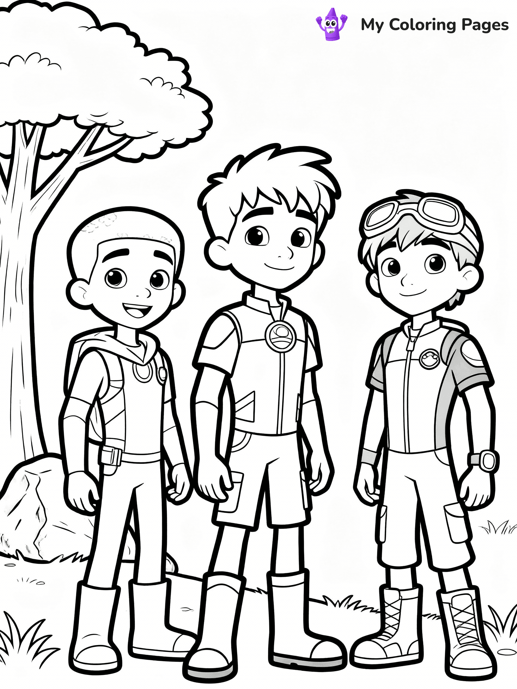 Wild Kratts Coloring Pages - 3