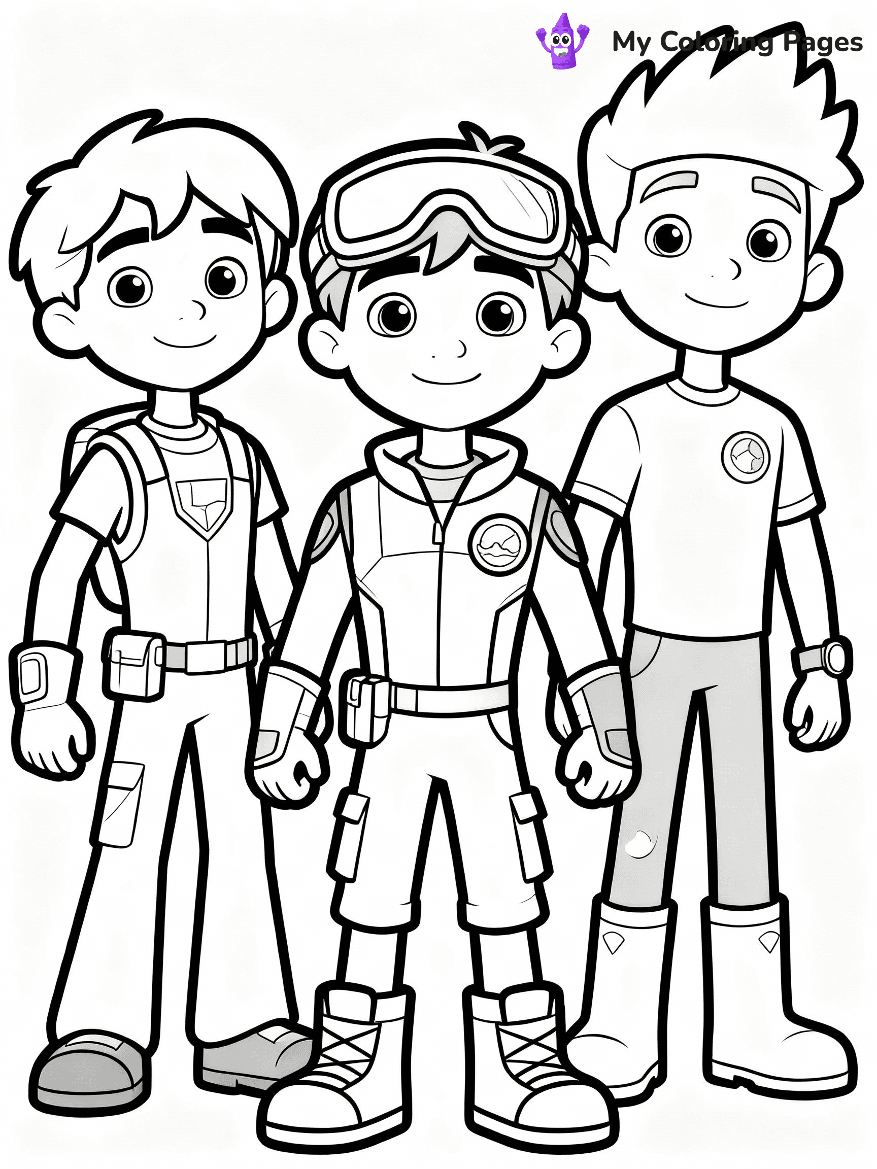 Wild Kratts Coloring Pages - 2