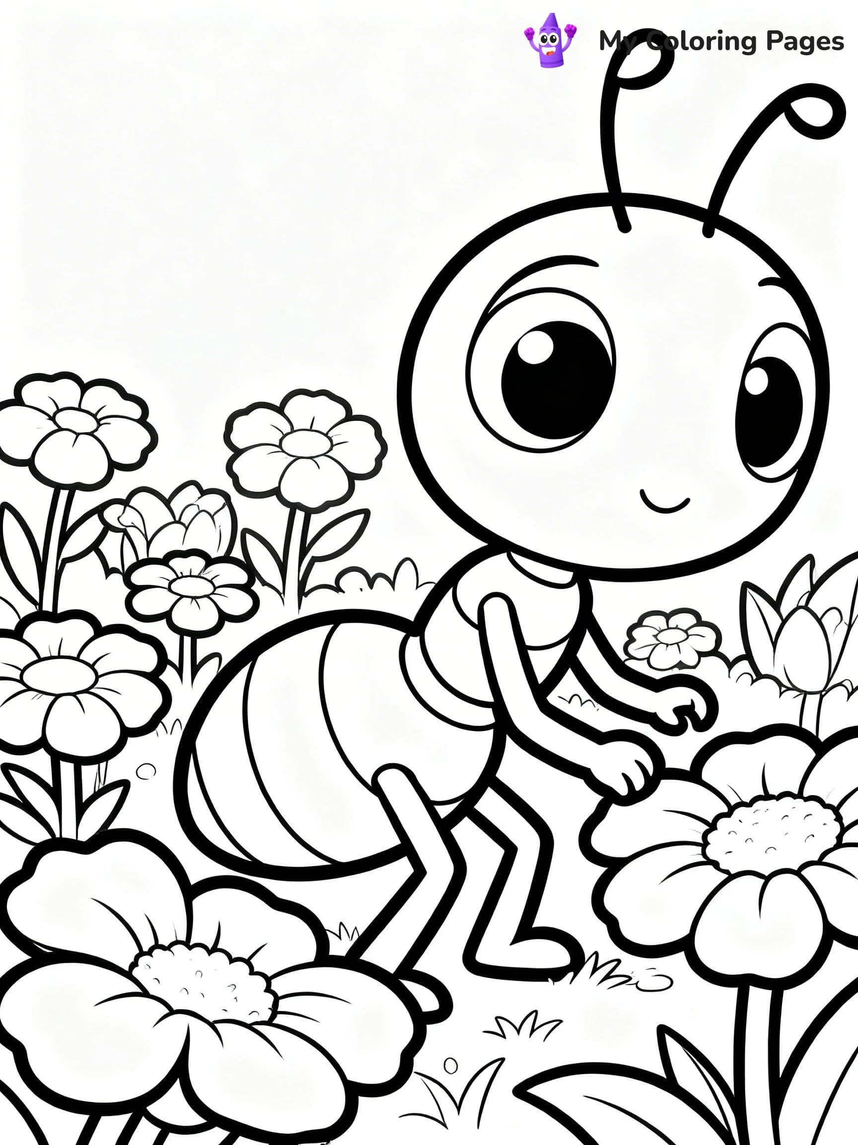 Ant Coloring Pages - 20