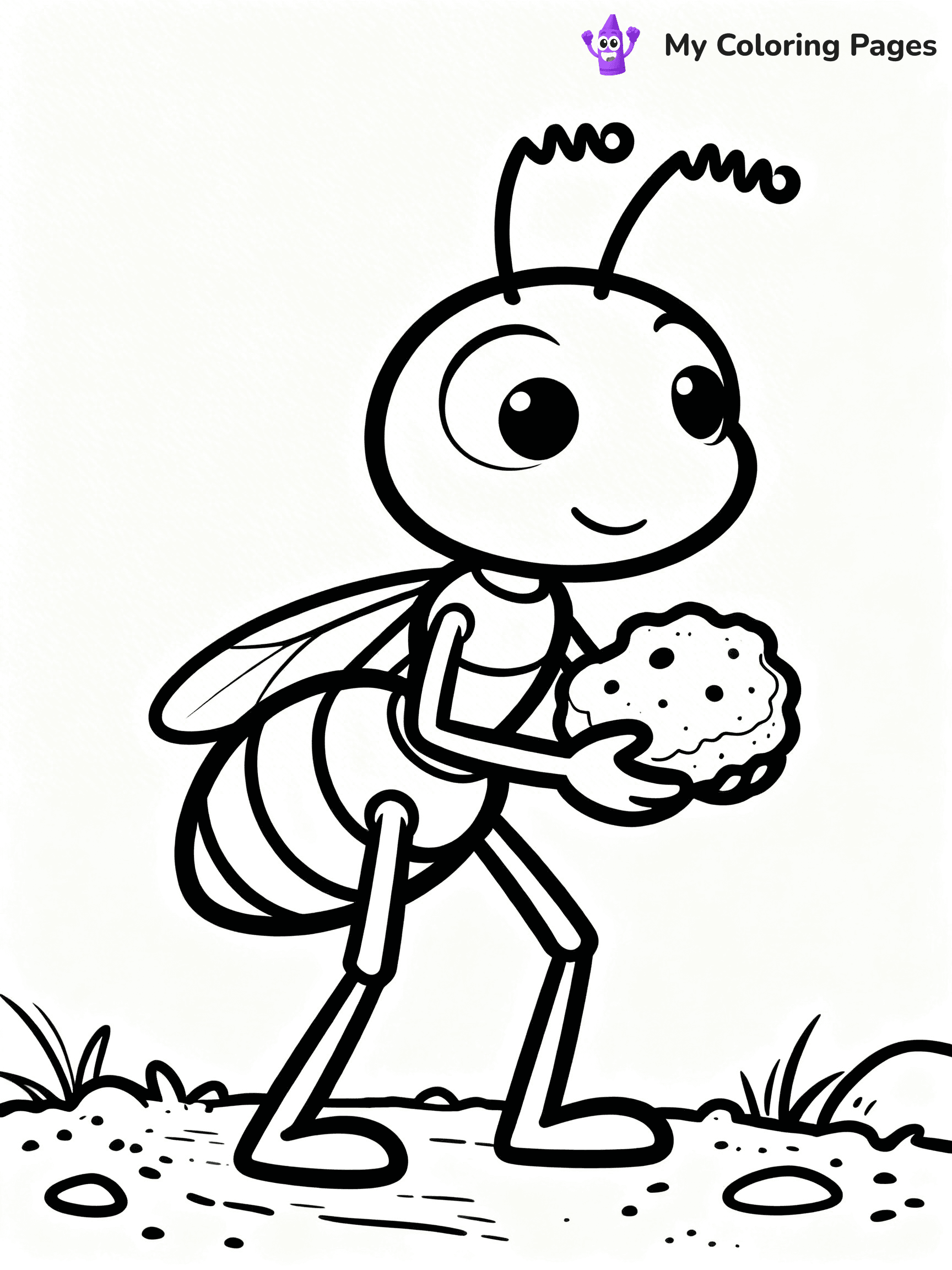 Ant Coloring Pages - 19