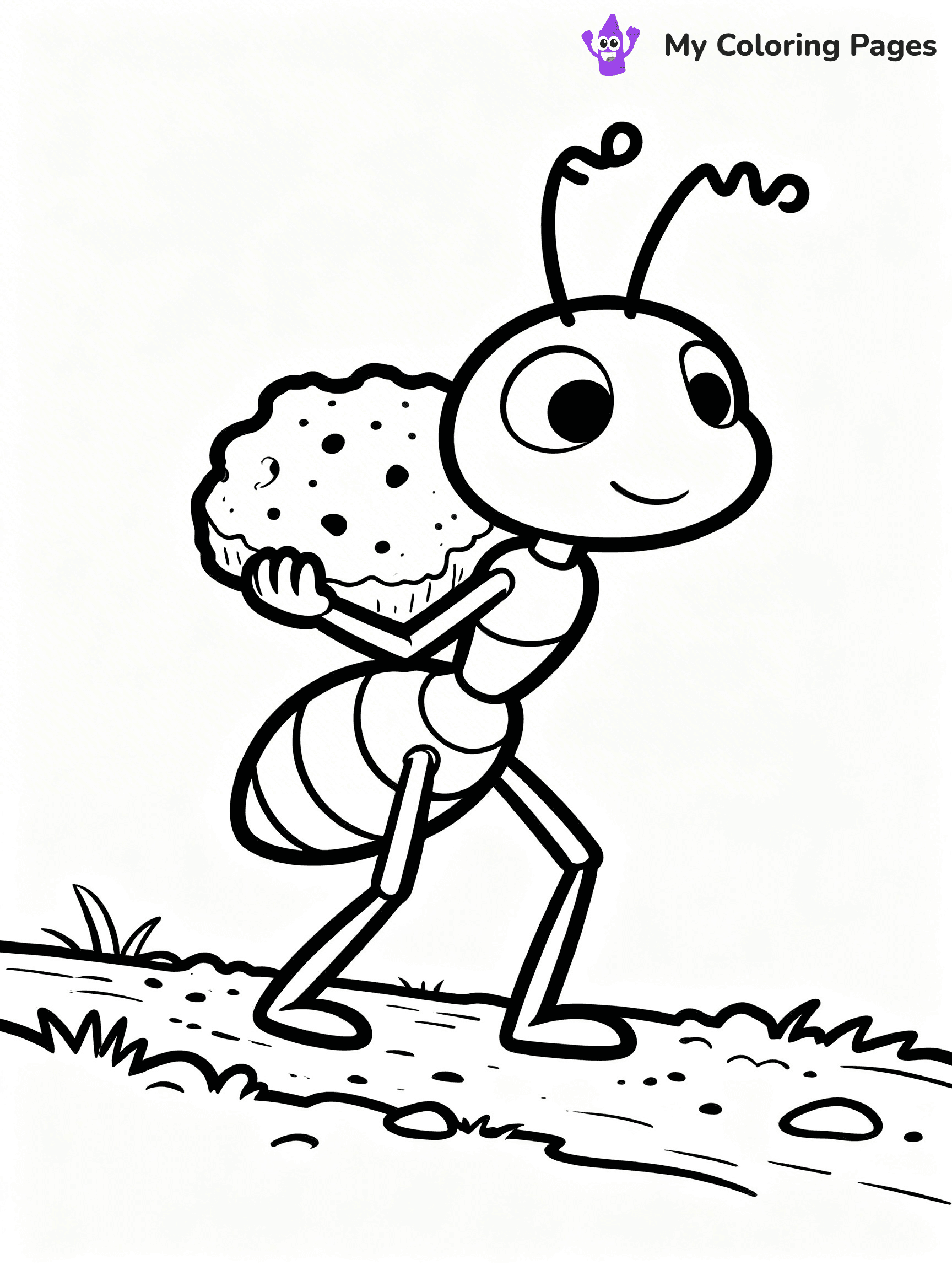 Ant Coloring Pages - 18