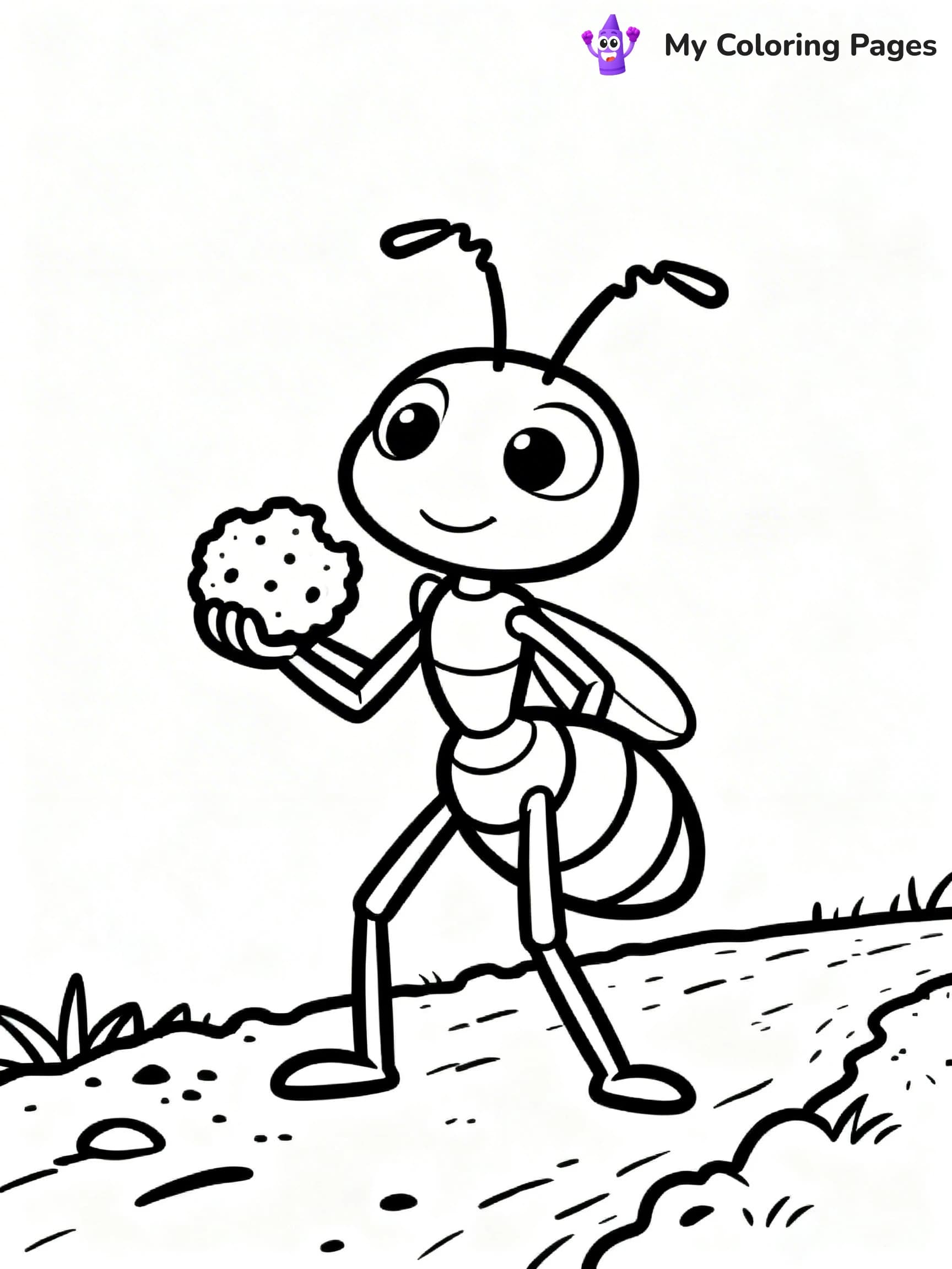 Ant Coloring Pages - 17