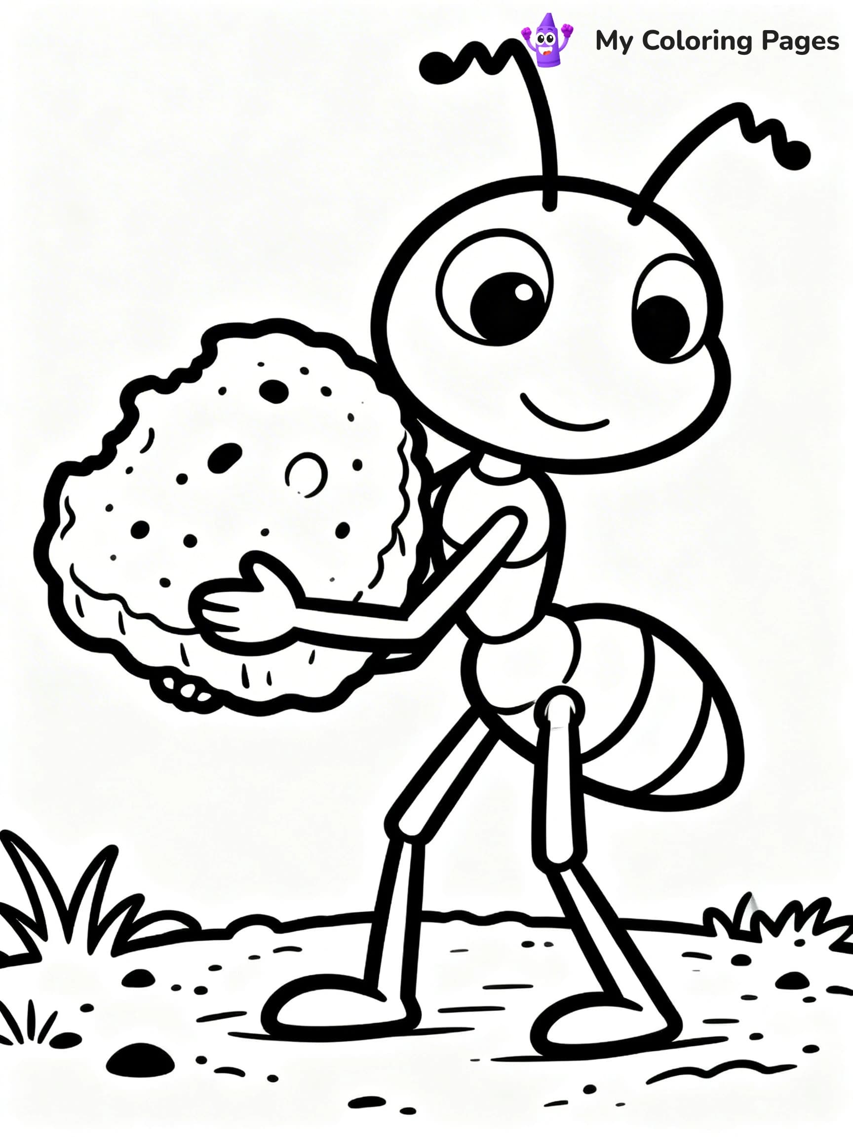 Ant Coloring Pages - 16