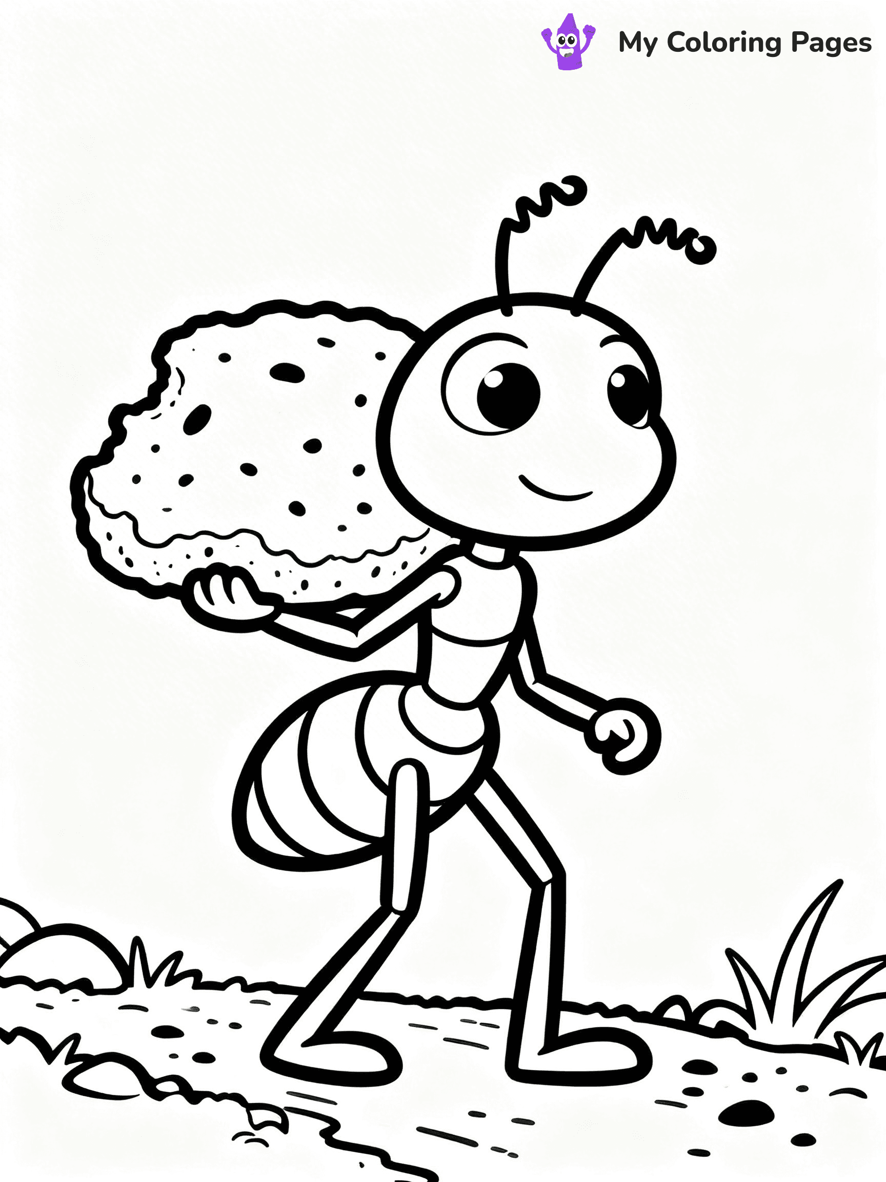 Ant Coloring Pages - 15