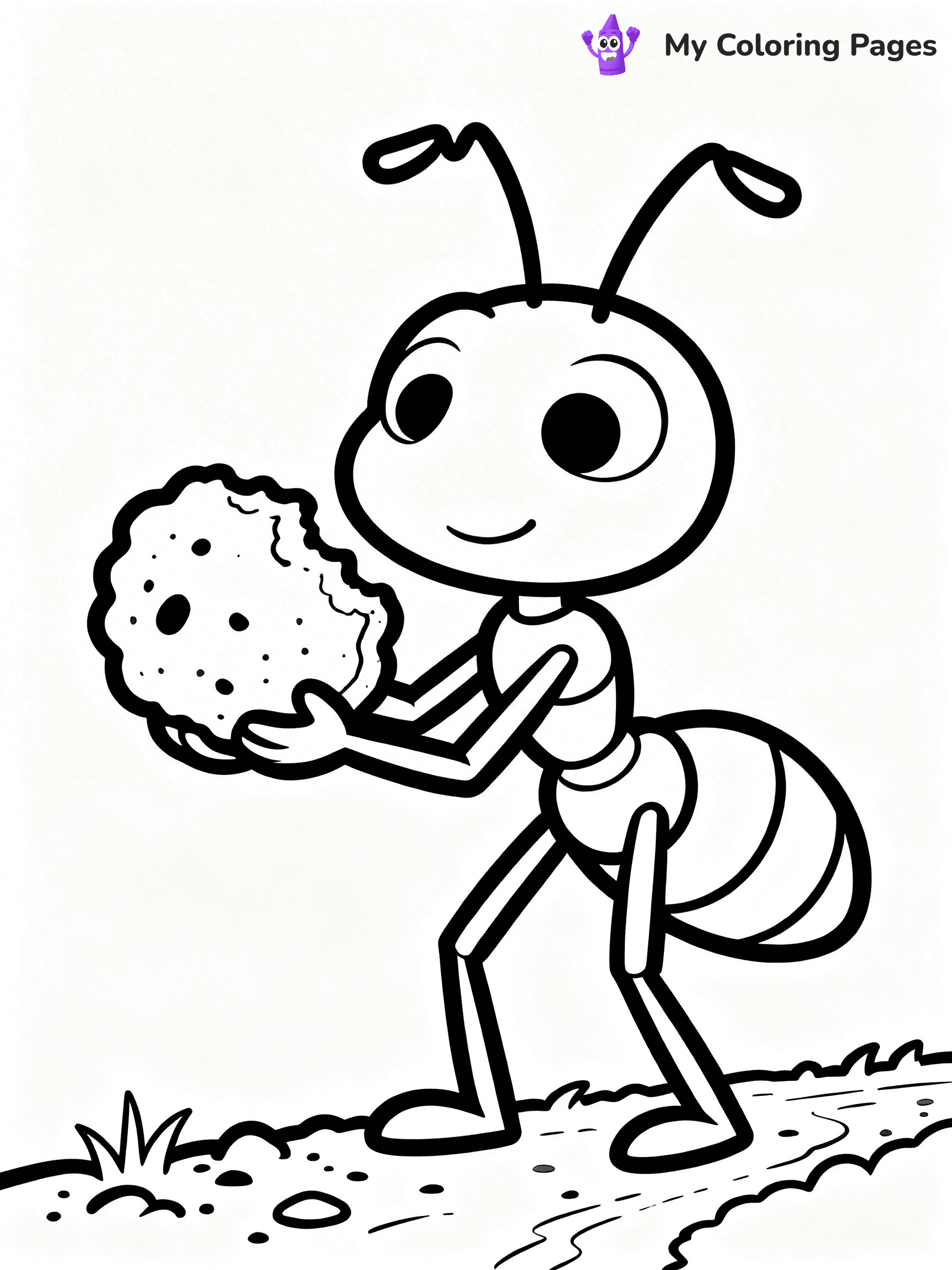 Ant Coloring Pages - 14
