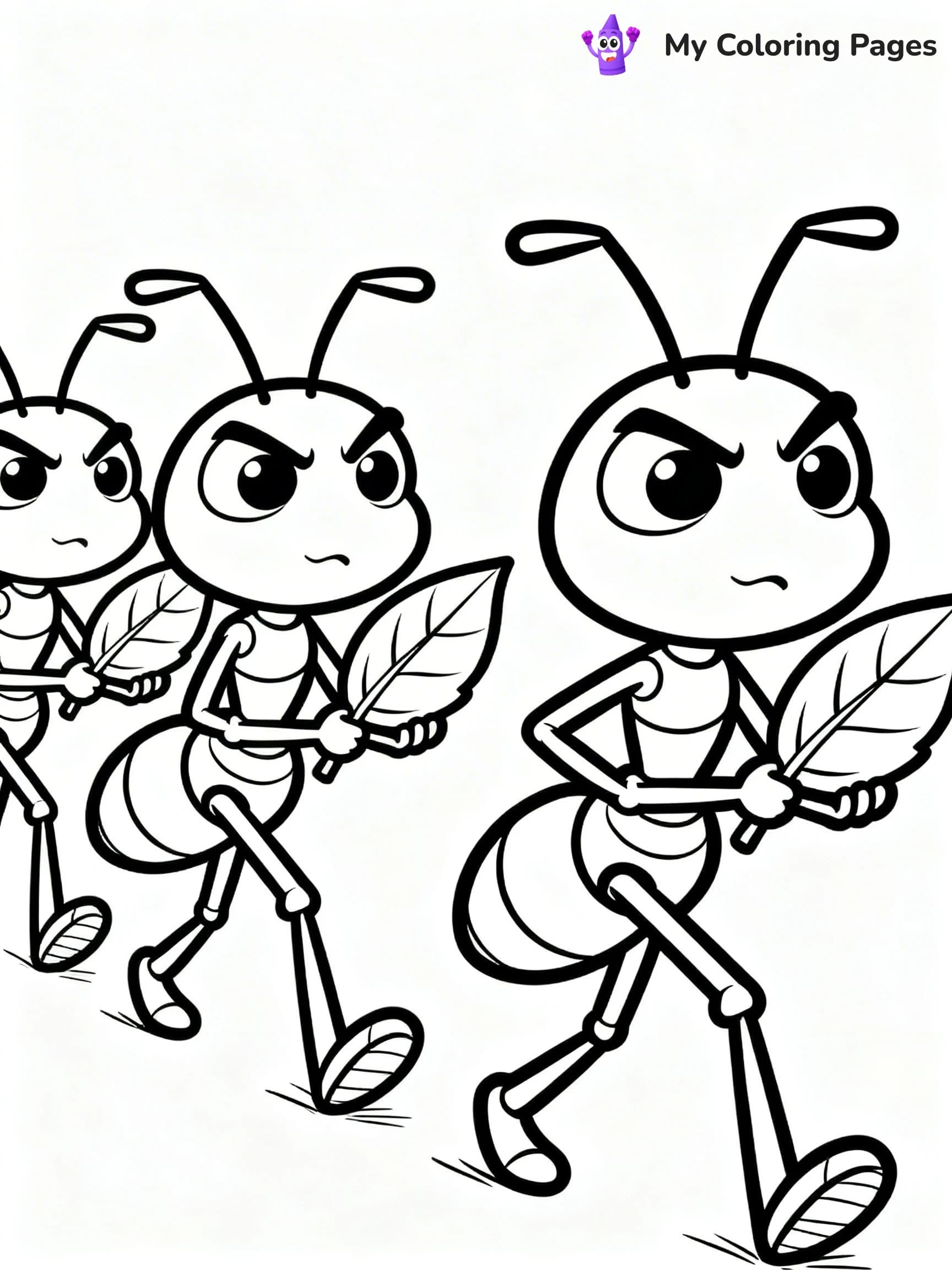 Ant Coloring Pages - 11