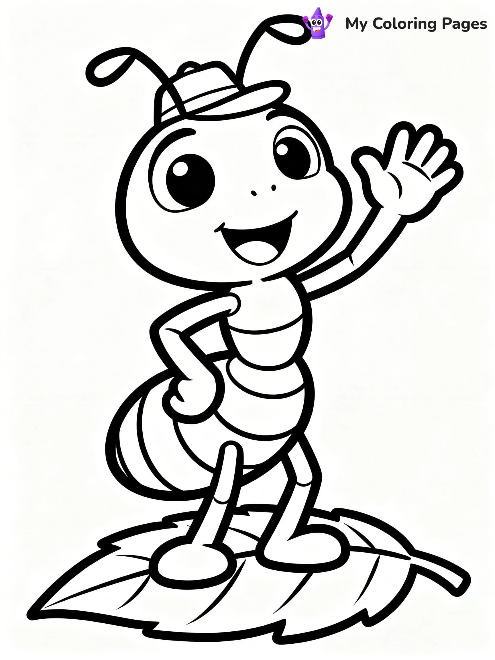 Ant Coloring Pages - 6