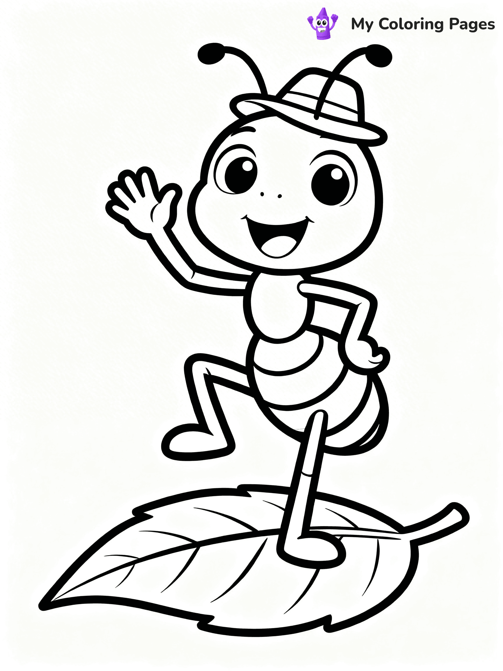 Ant Coloring Pages - 5