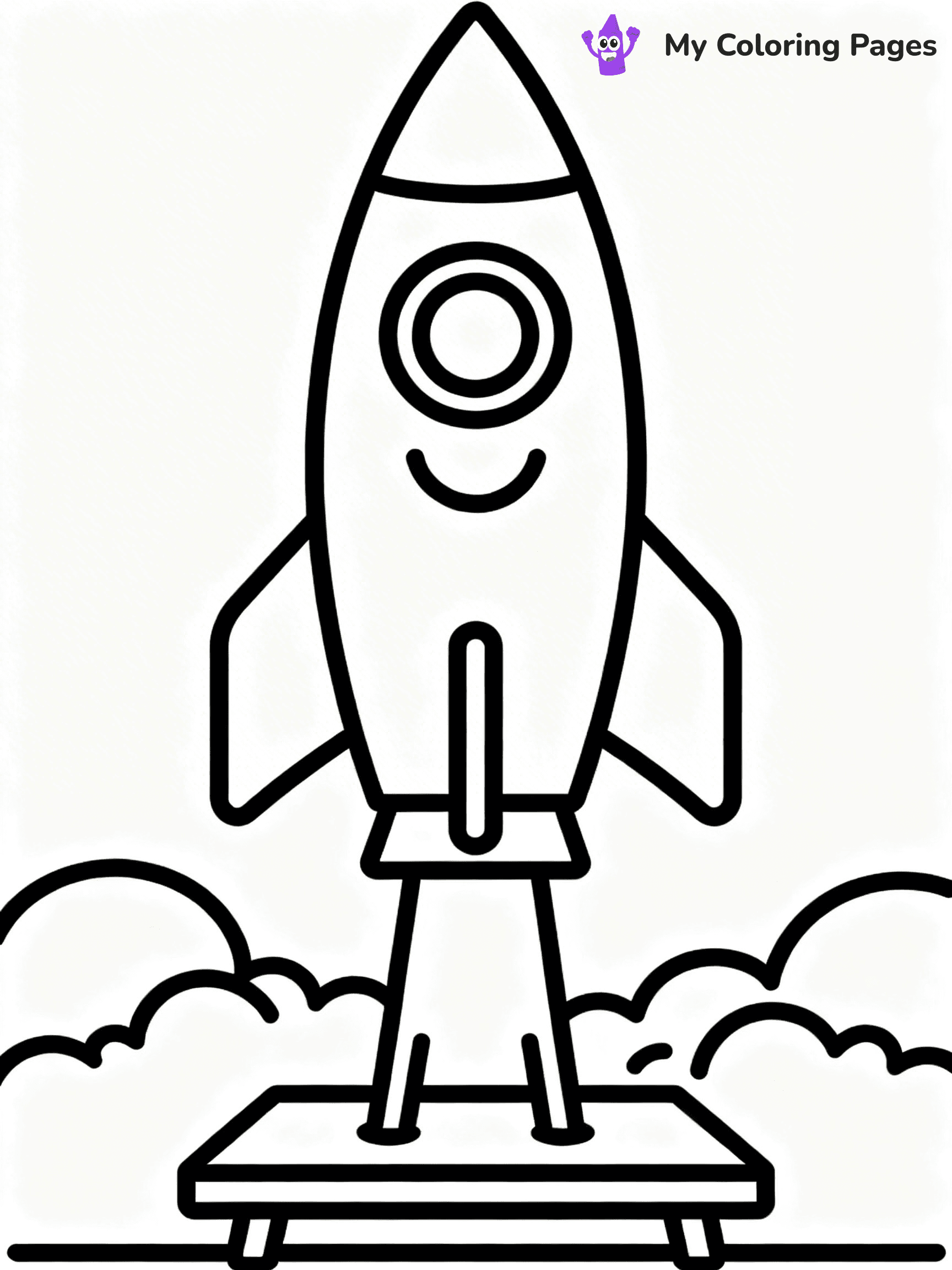 Rocket Ship Coloring Pages - 14