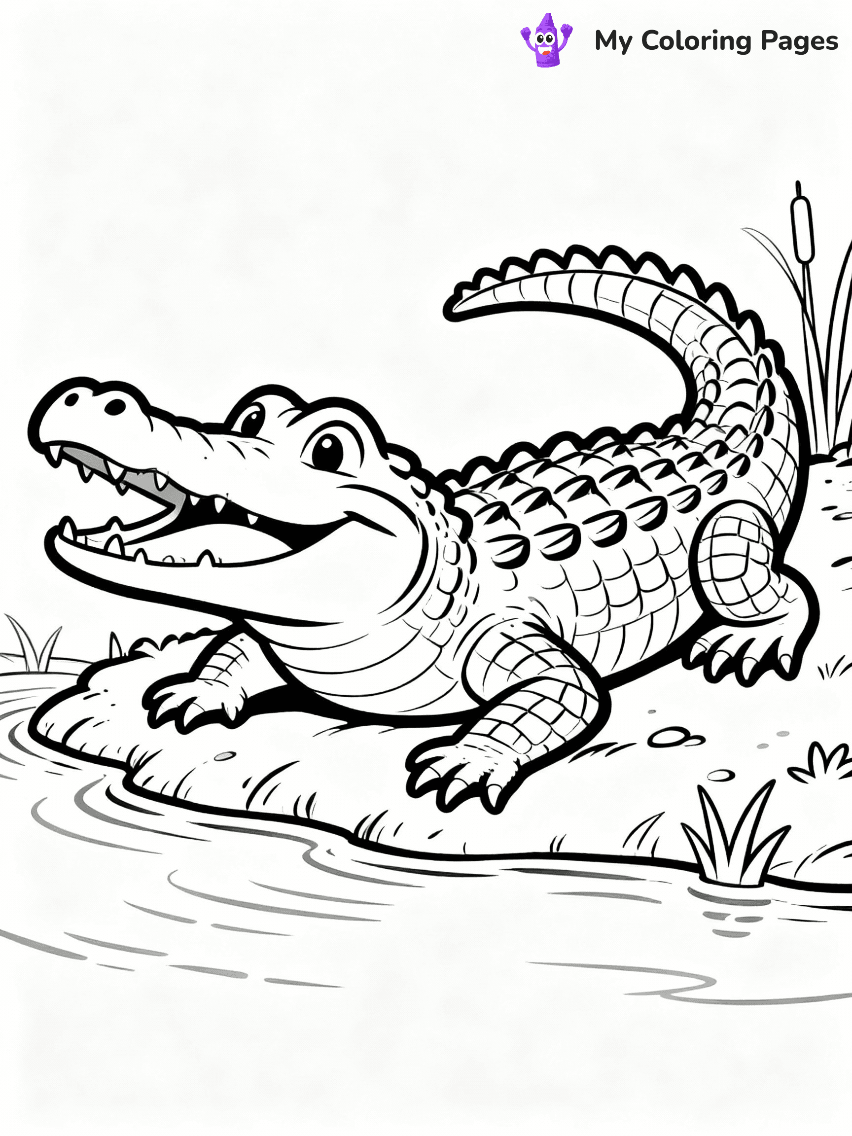 Alligator Coloring Pages - 39