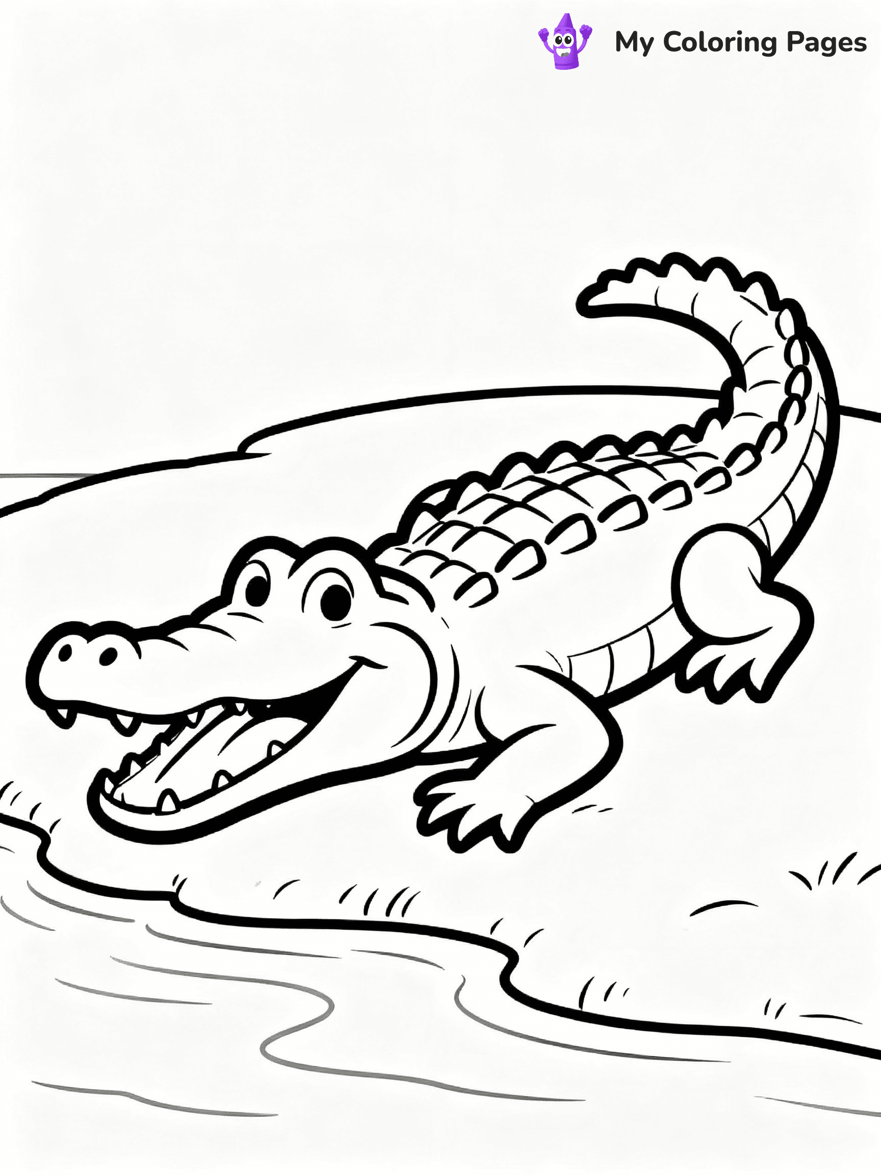 Alligator Coloring Pages - 38
