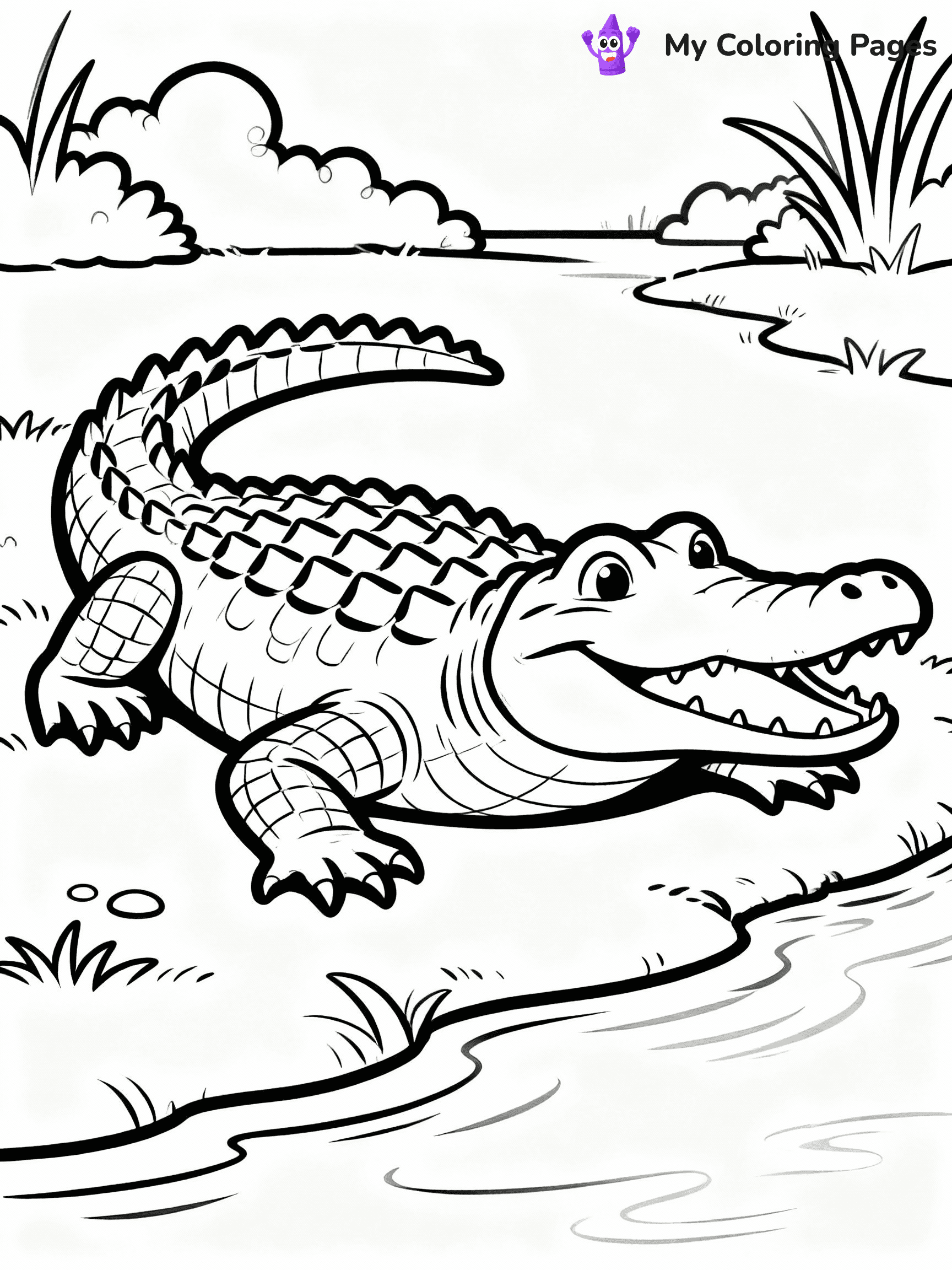 Alligator Coloring Pages - 37