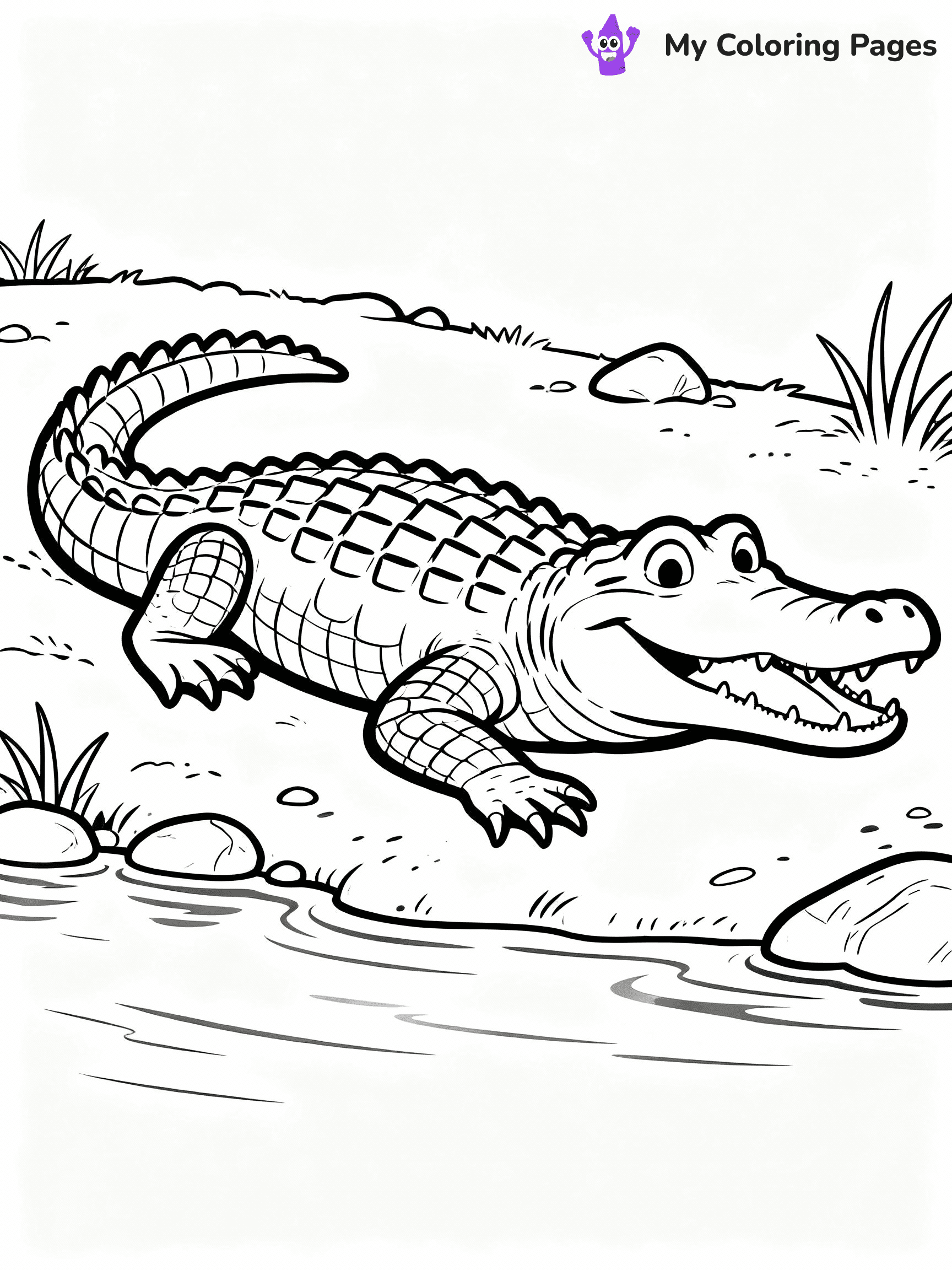 Alligator Coloring Pages - 36
