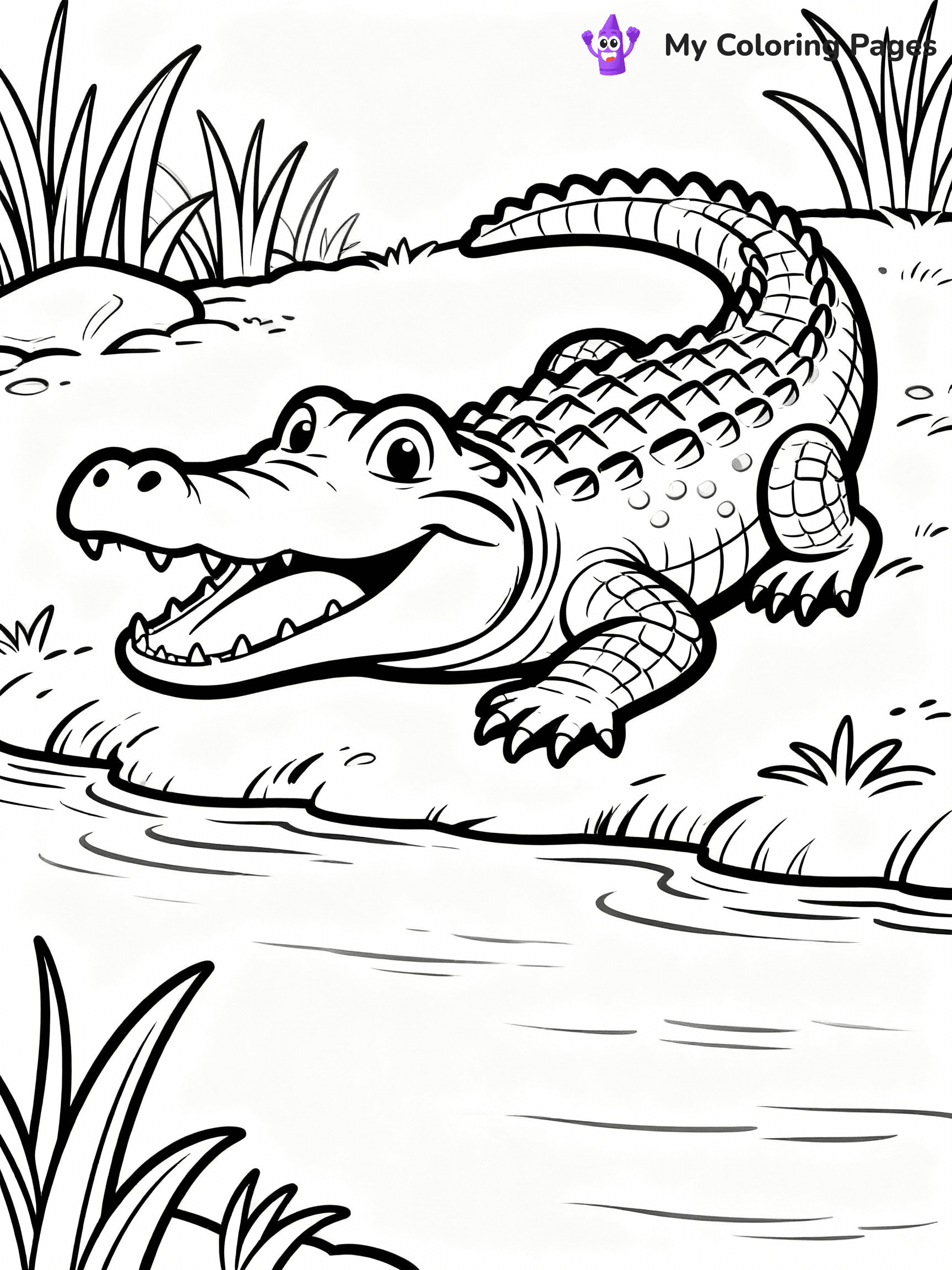 Alligator Coloring Pages - 35