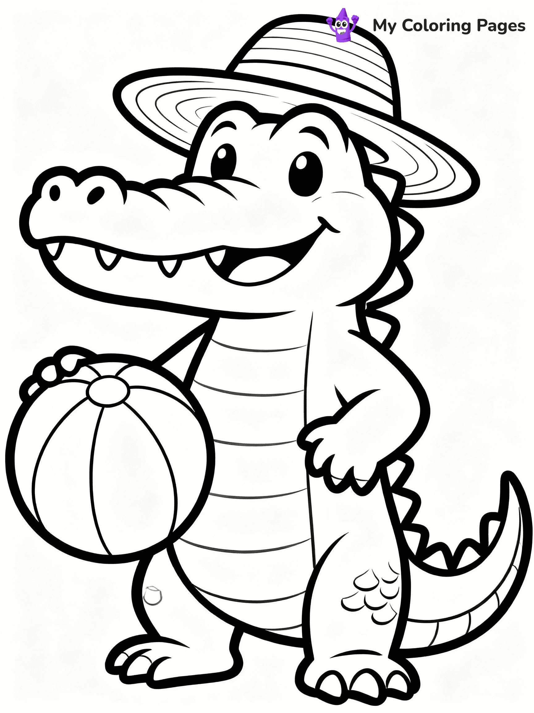 Alligator Coloring Pages - 32