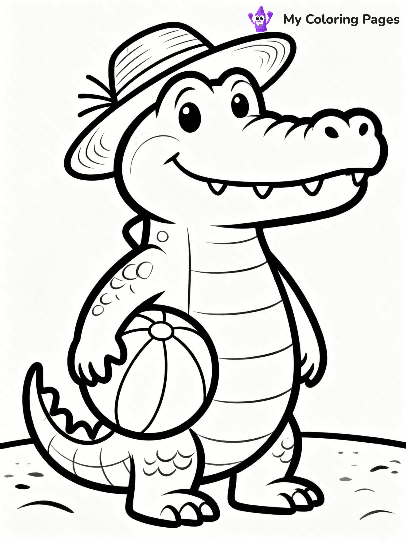 Alligator Coloring Pages - 30