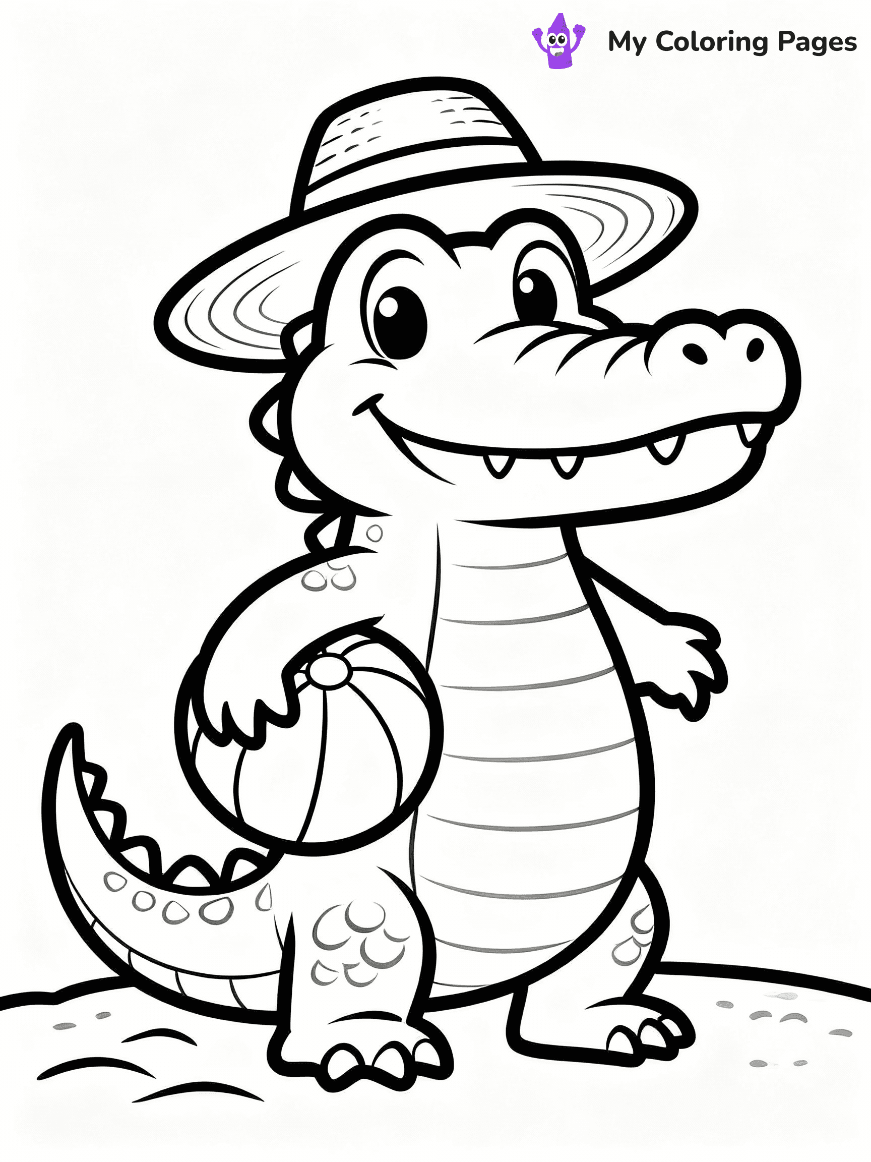 Alligator Coloring Pages - 29