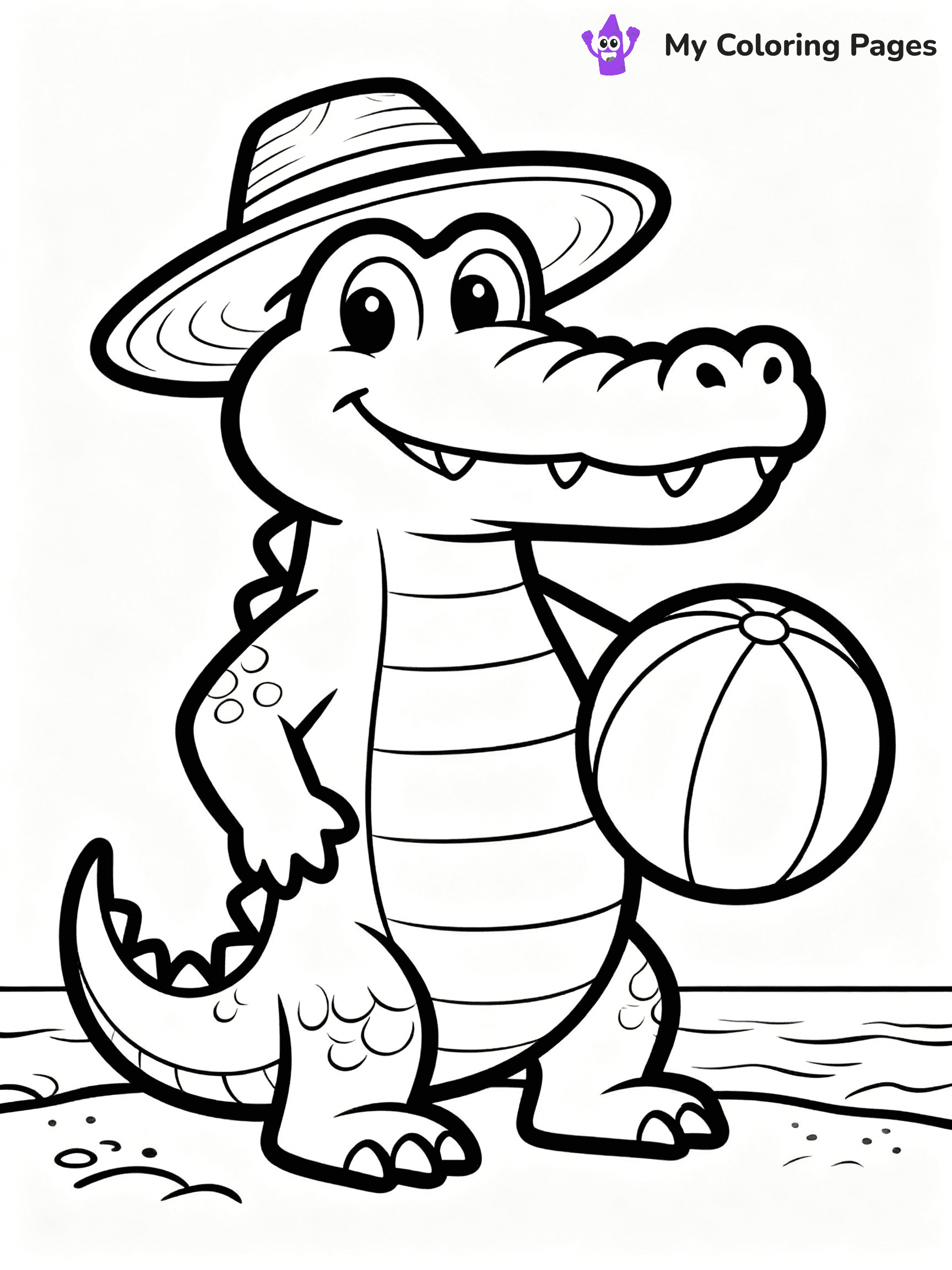 Alligator Coloring Pages - 28