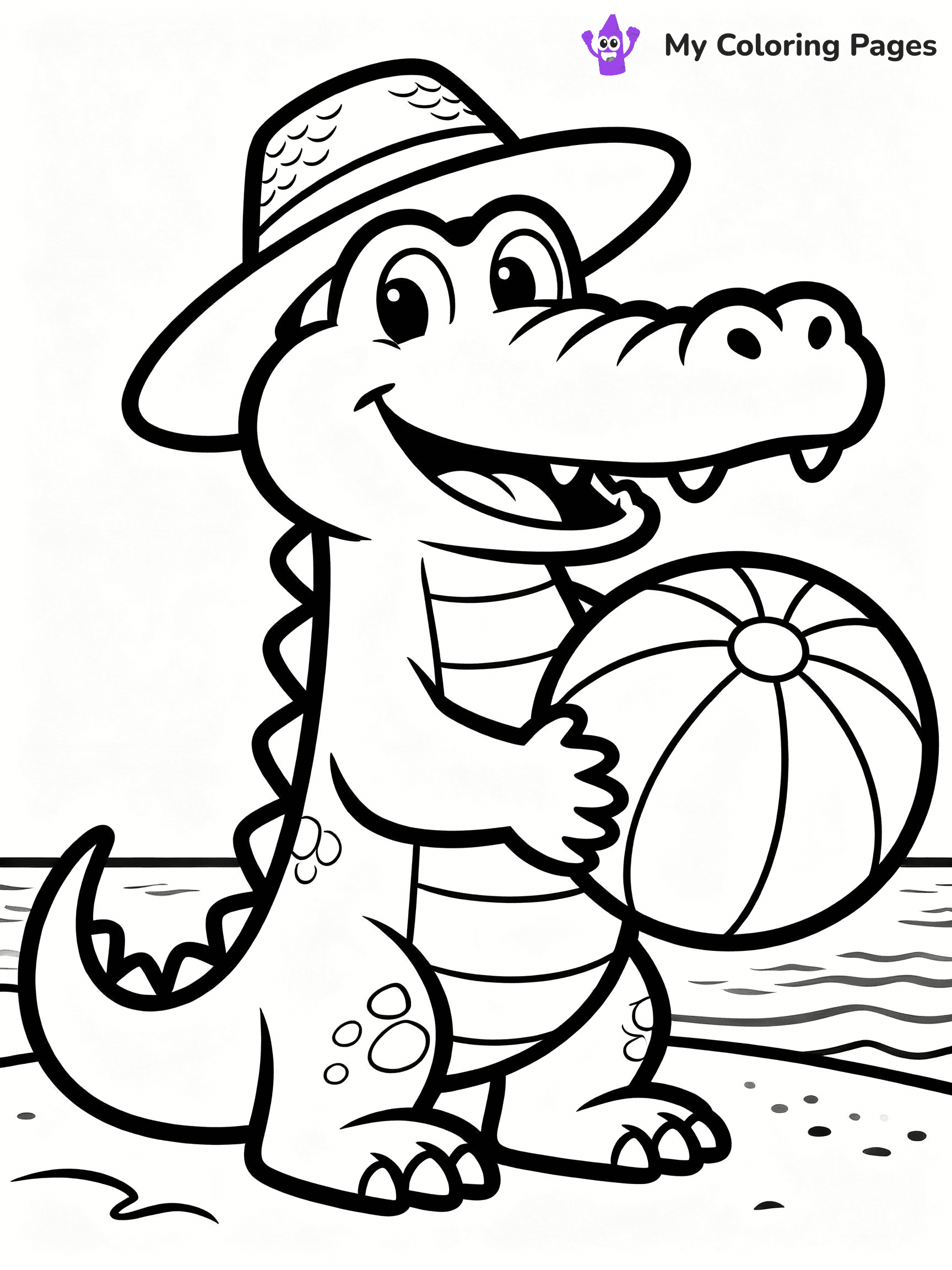 Alligator Coloring Pages - 26