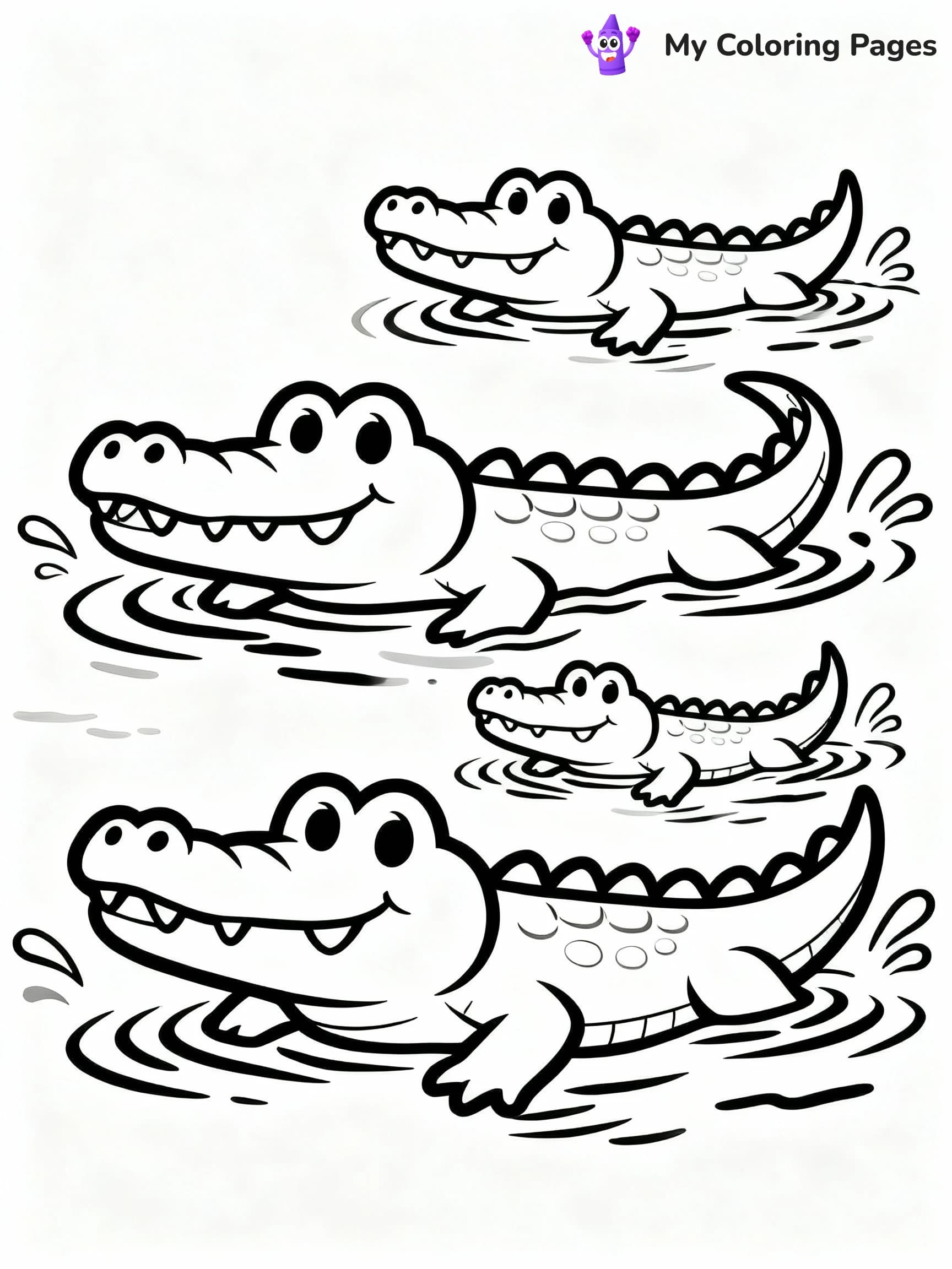 Alligator Coloring Pages - 24