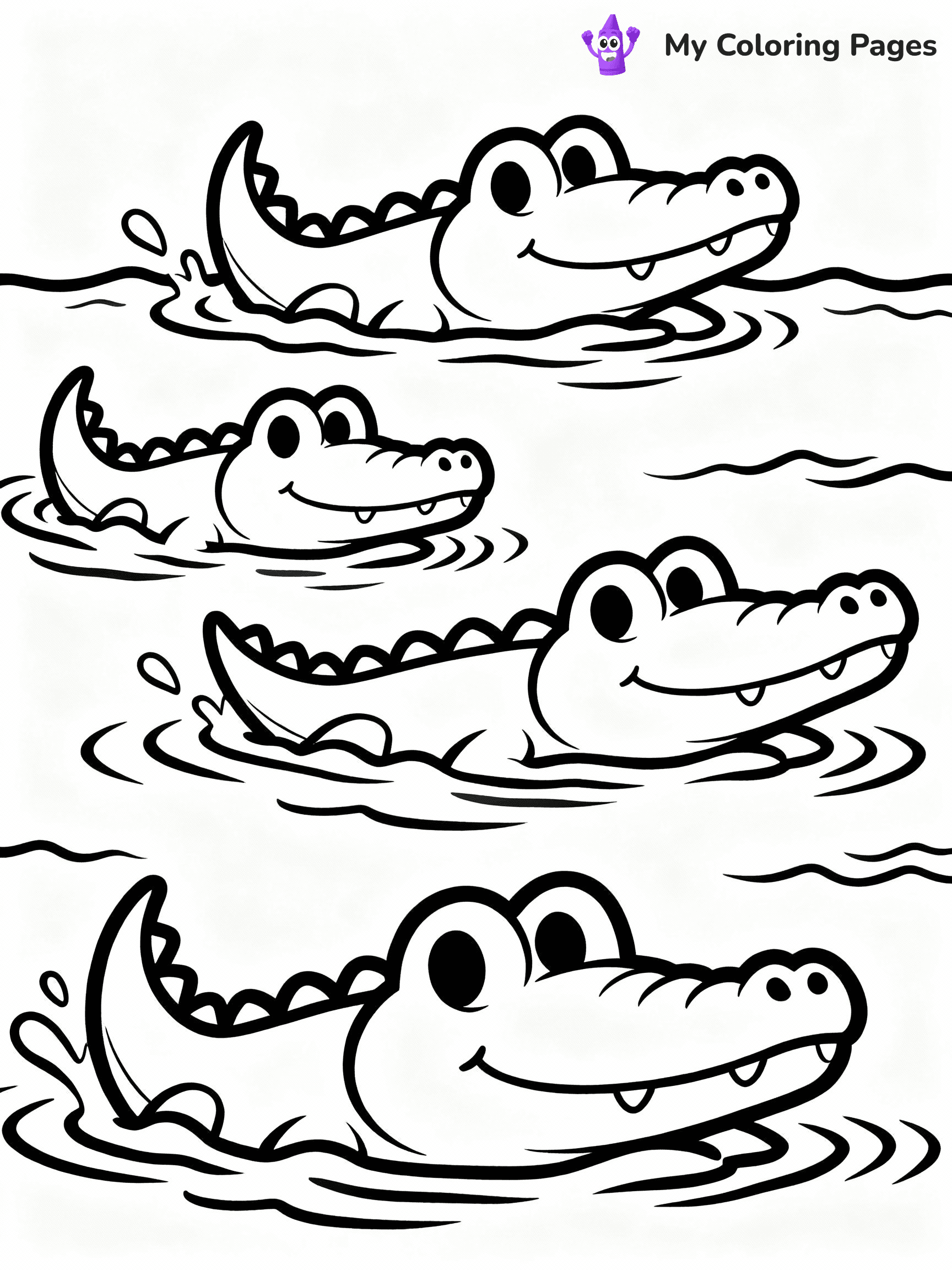 Alligator Coloring Pages - 22