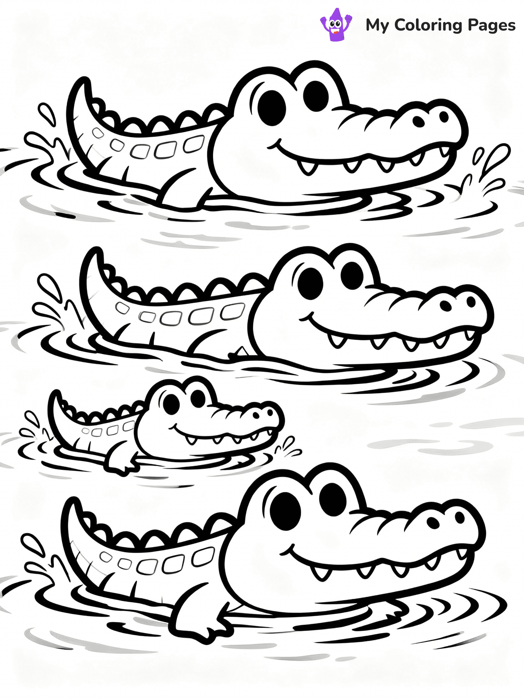 Alligator Coloring Pages - 20