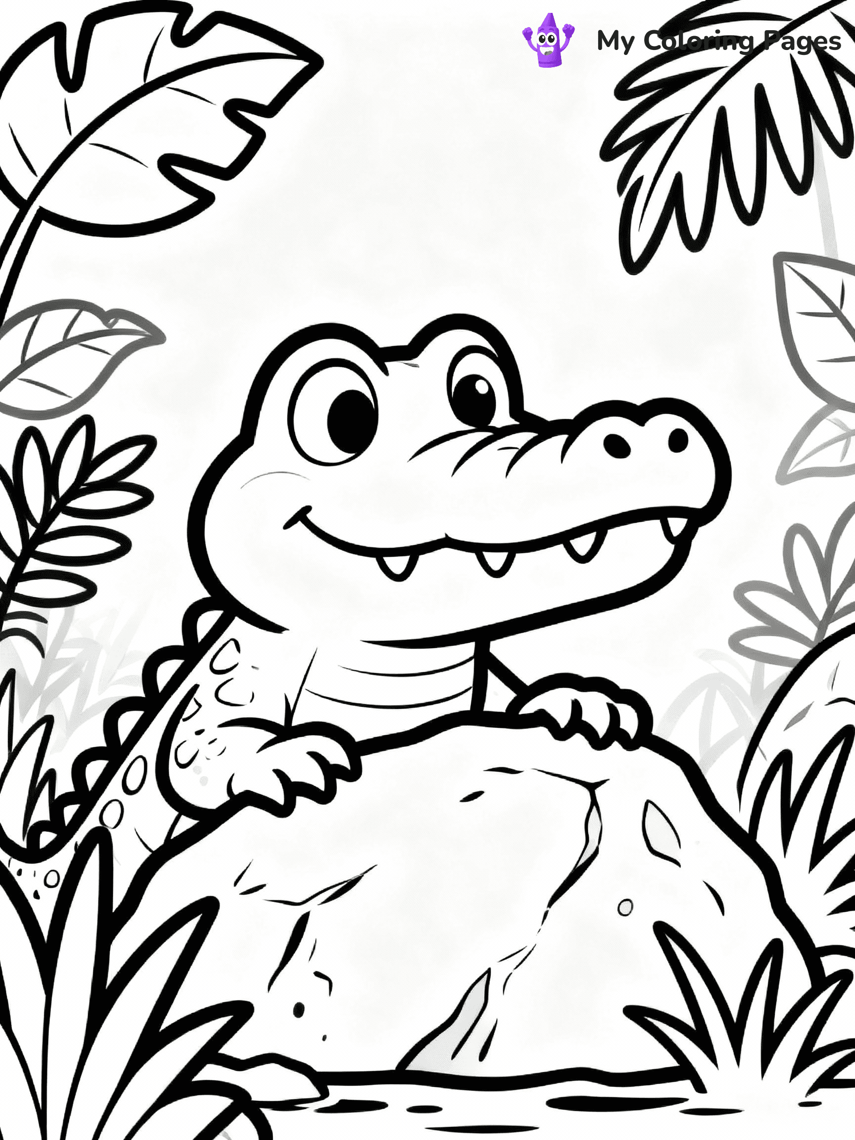 Alligator Coloring Pages - 14