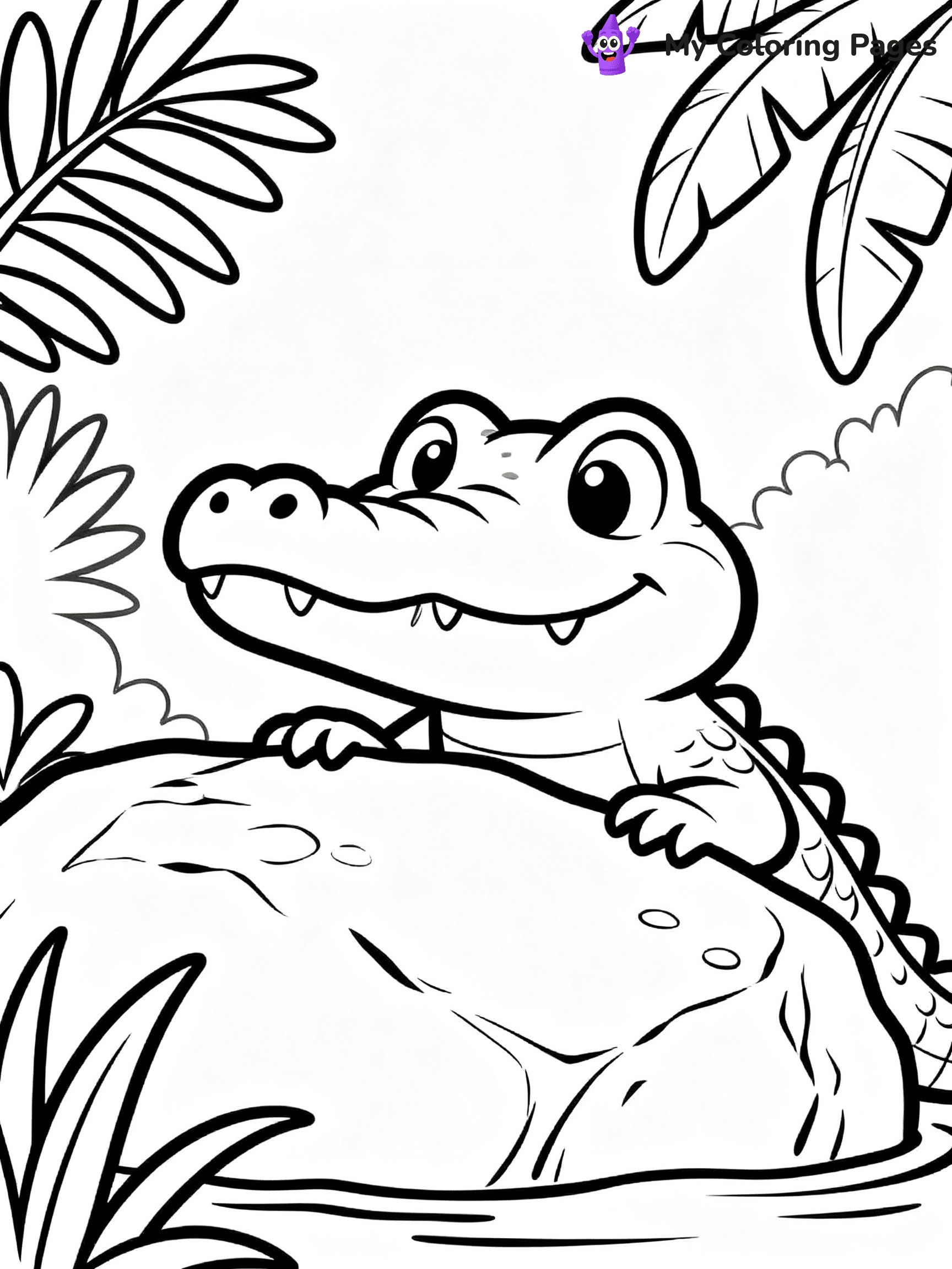 Alligator Coloring Pages - 13