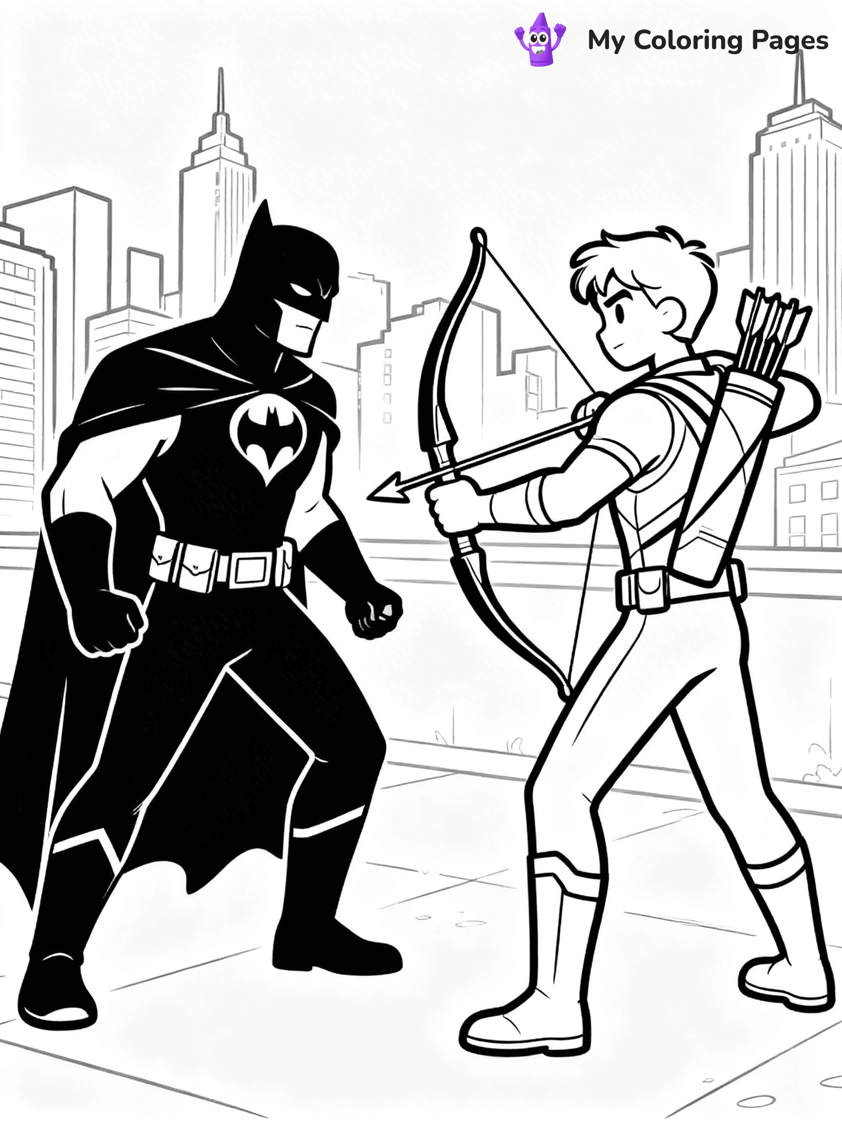 Hawkeye Coloring Pages - 28