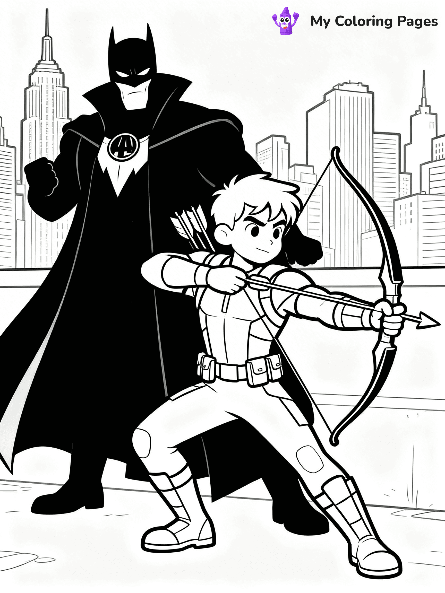Hawkeye Coloring Pages - 27