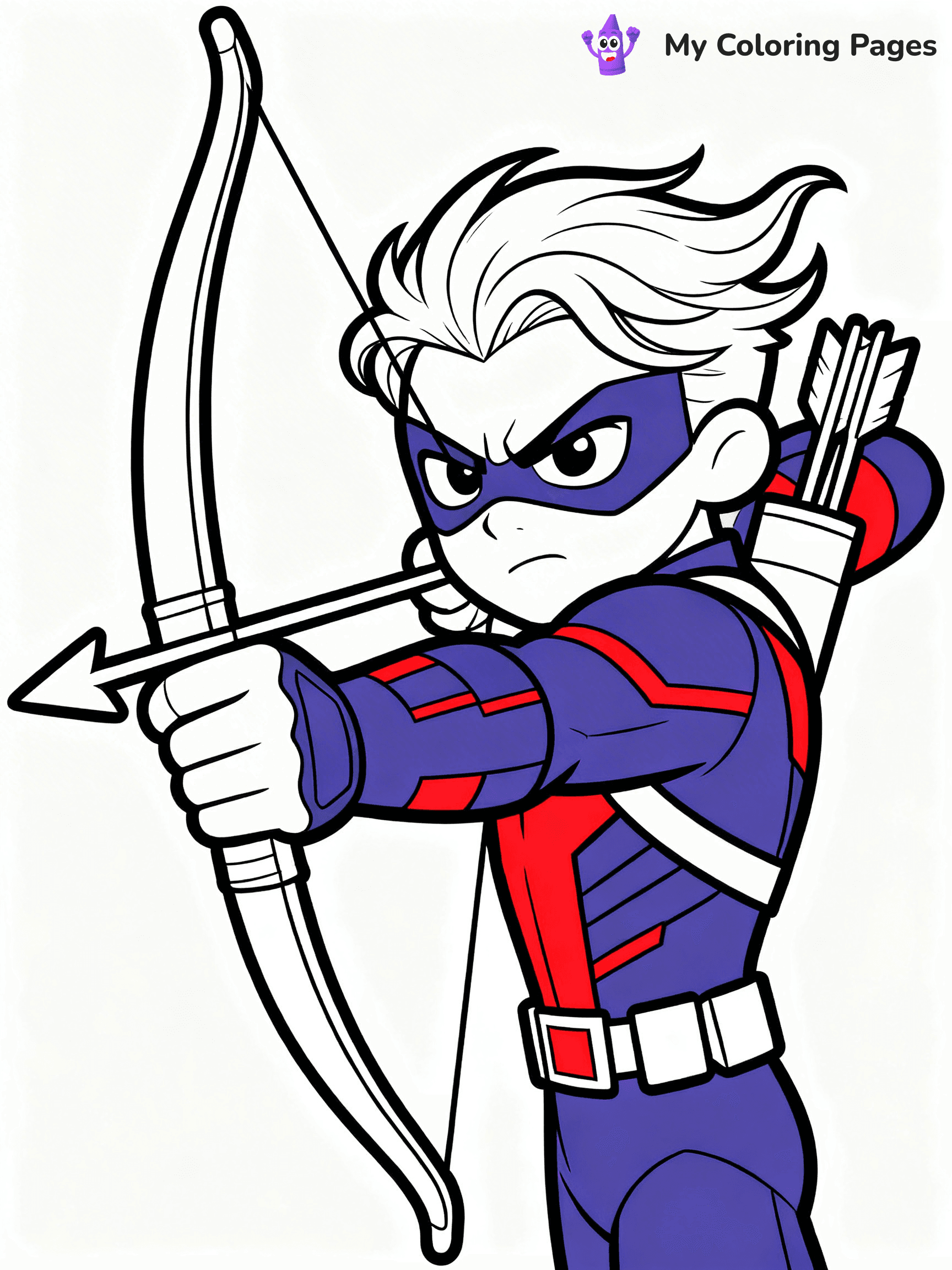 Hawkeye Coloring Pages - 21