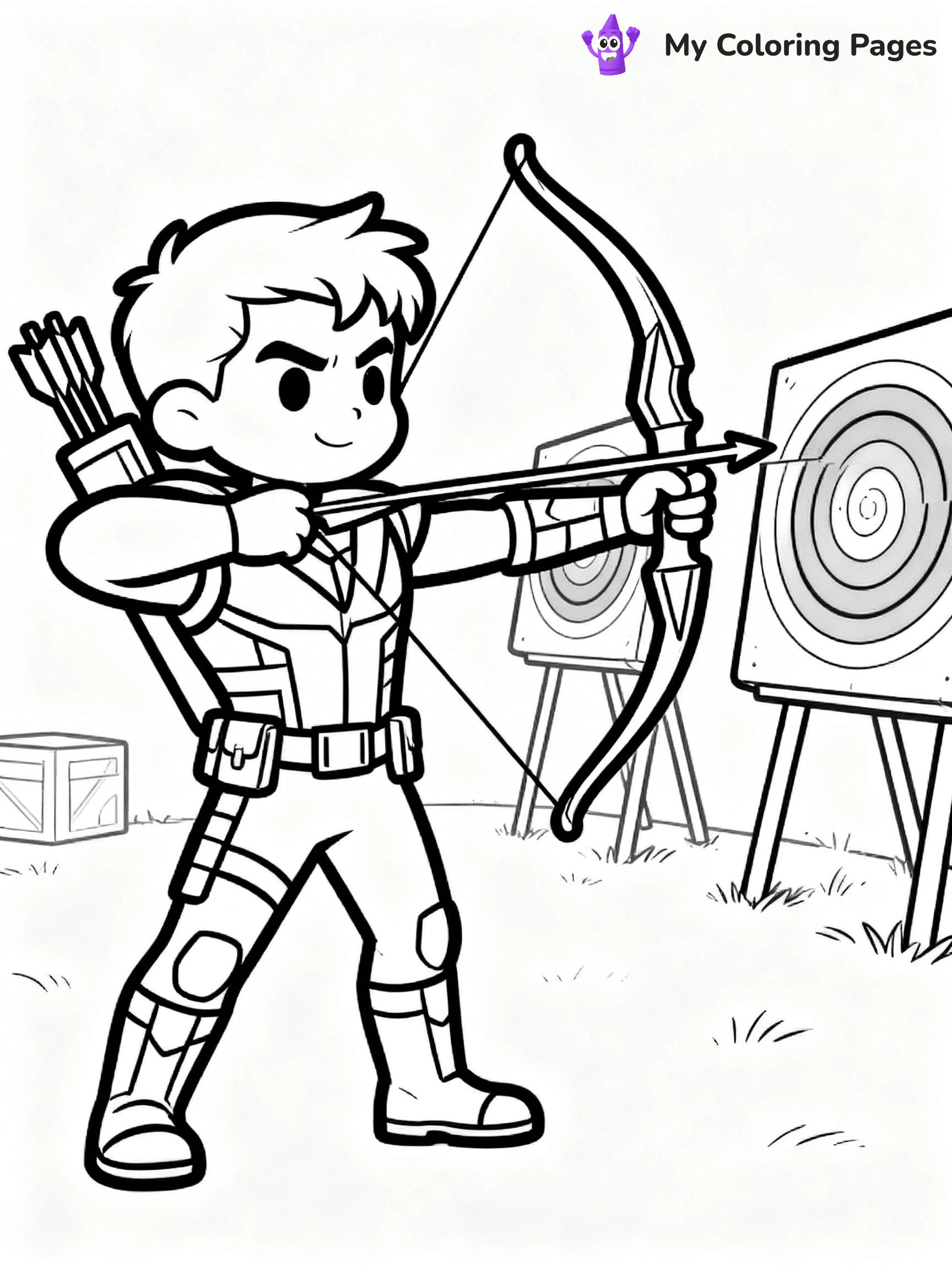 Hawkeye Coloring Pages - 6